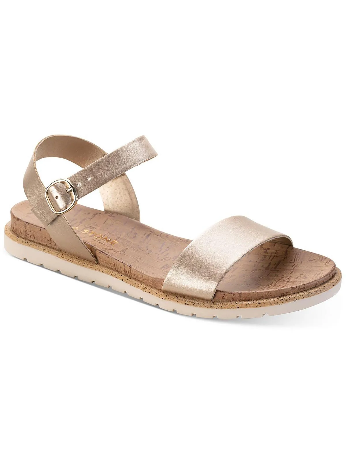Mattie Womens Ankle Strap Open Toe Slingback Sandals