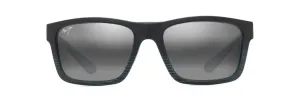 Maui Jim | The Flats | Black With Teal Stripes