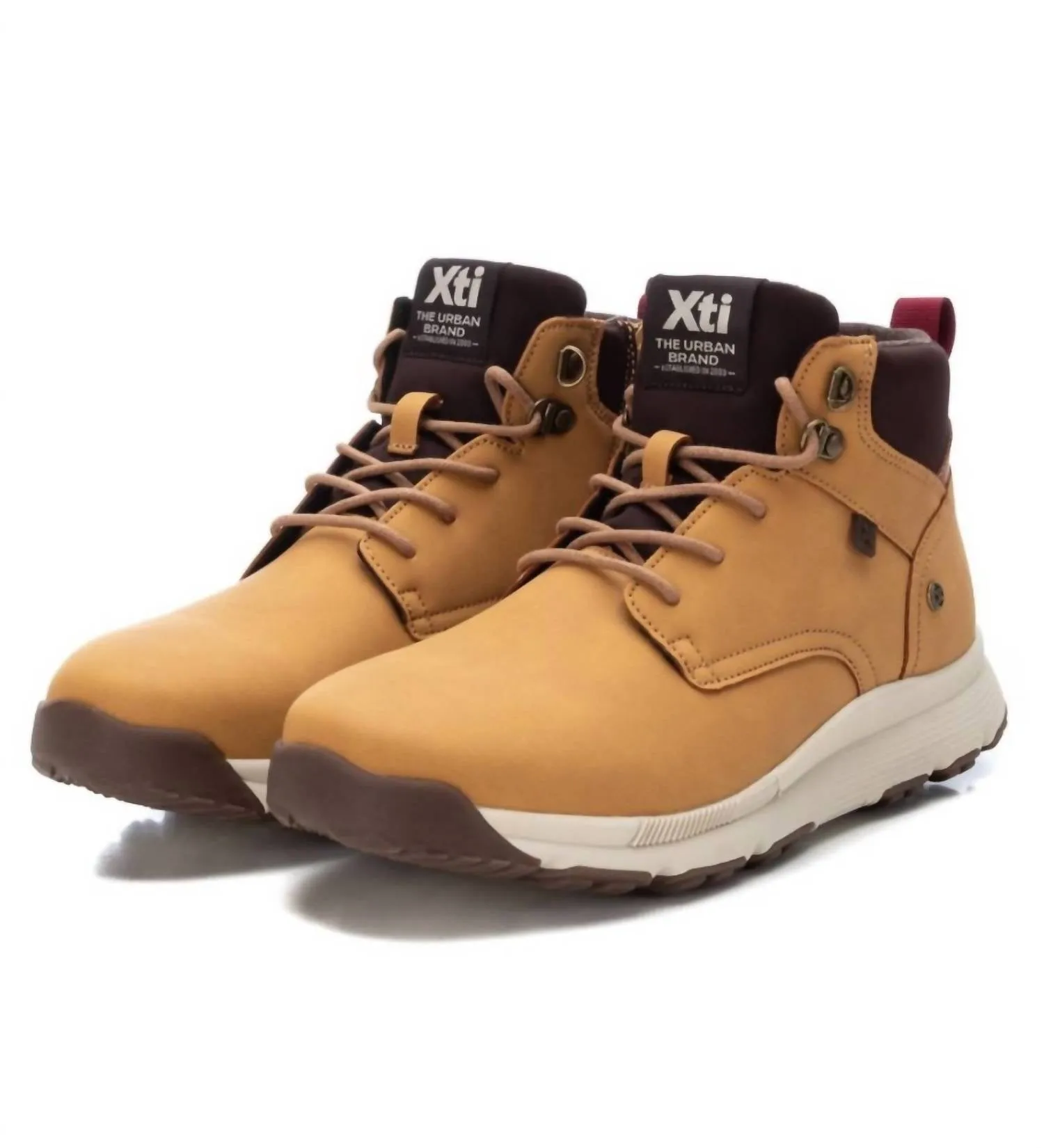 Men's Ankle Boots In Dark Yellow