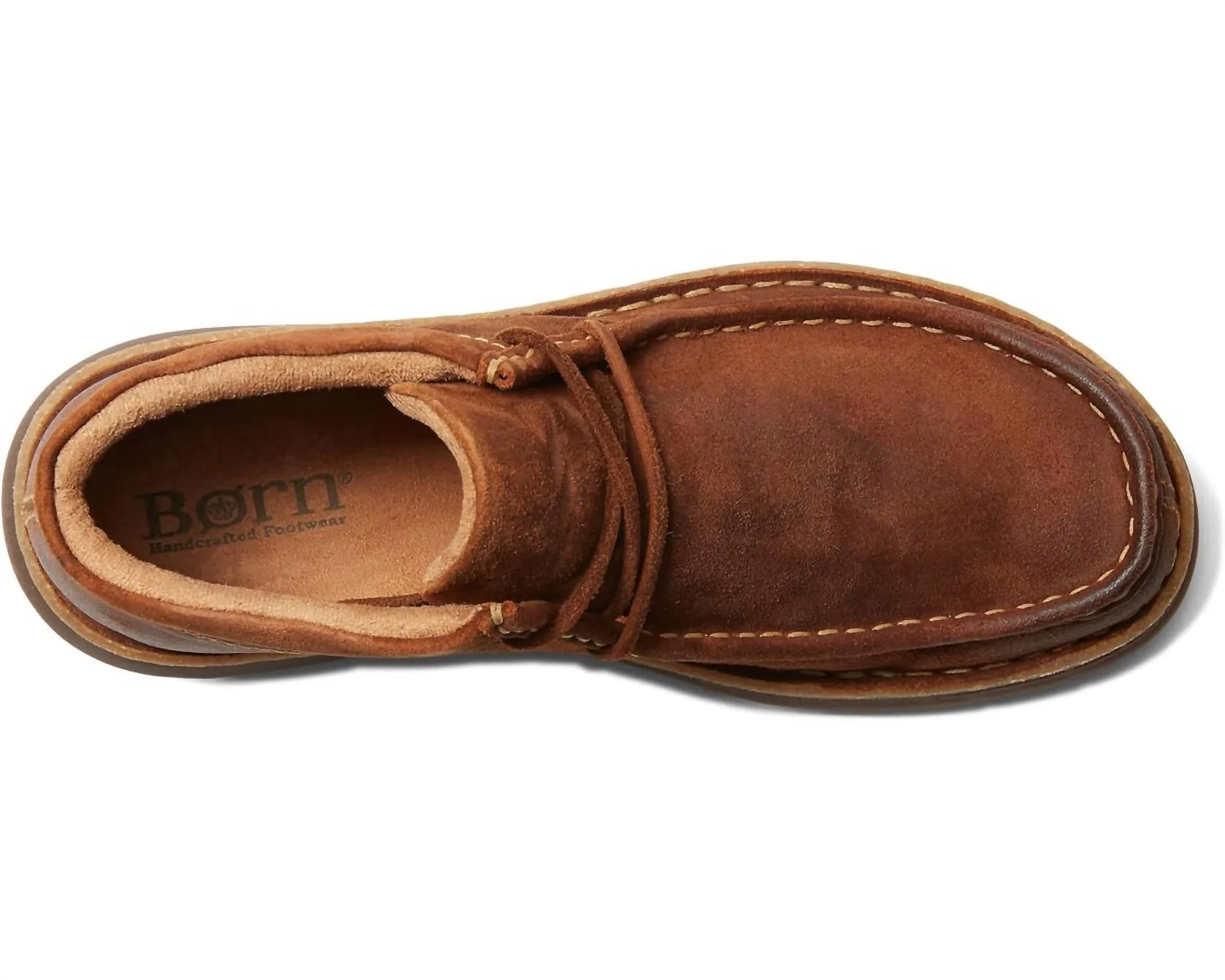 Men's Brock Boots In Brown Distressed  Leather