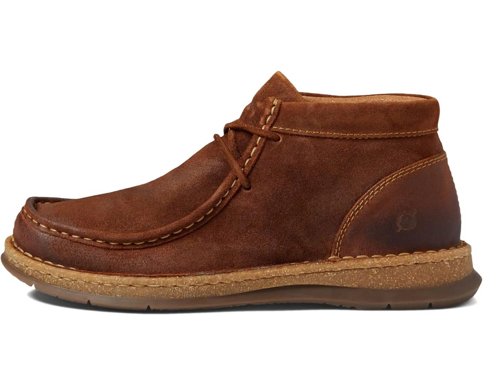 Men's Brock Boots In Brown Distressed  Leather