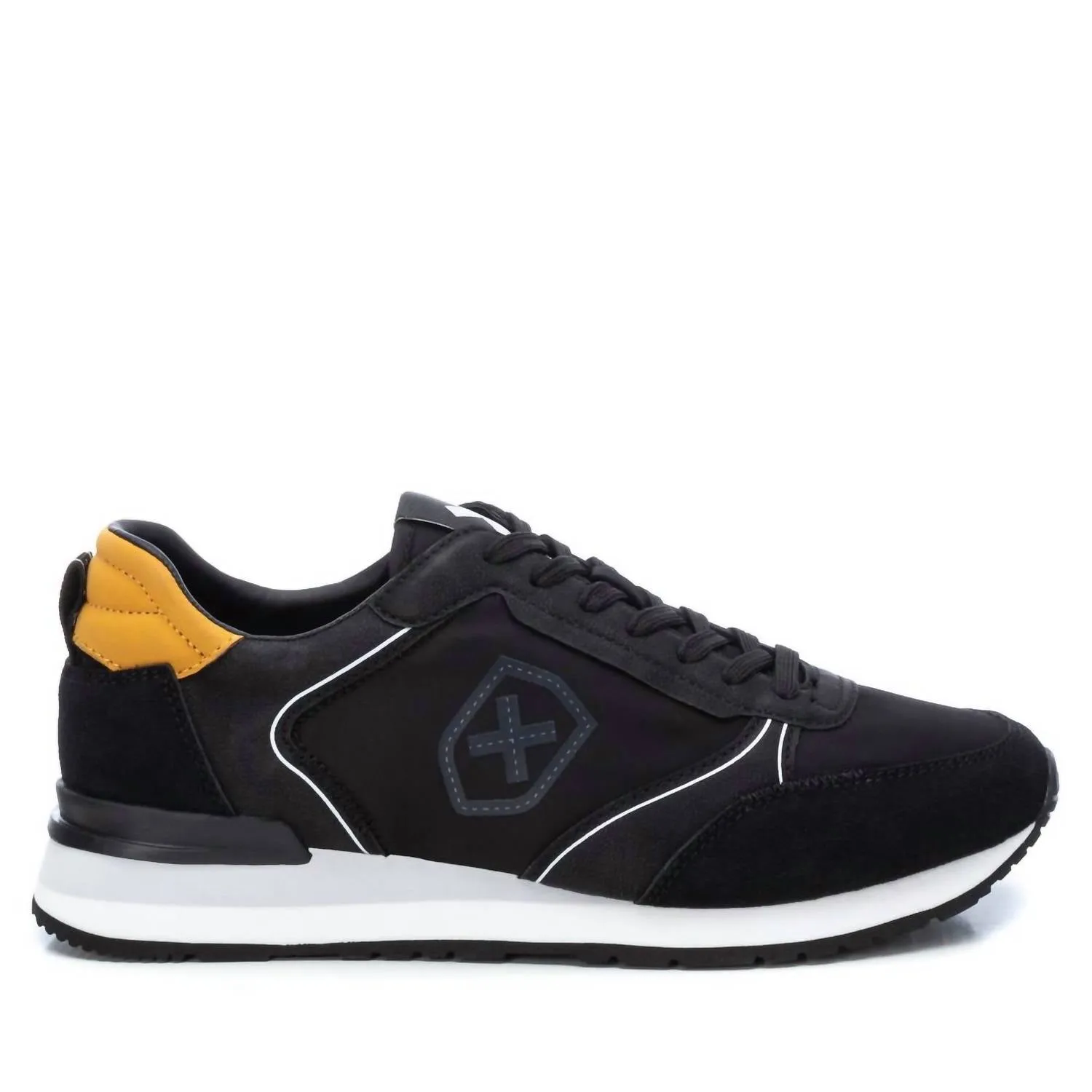Men's Casual Sneakers In Black