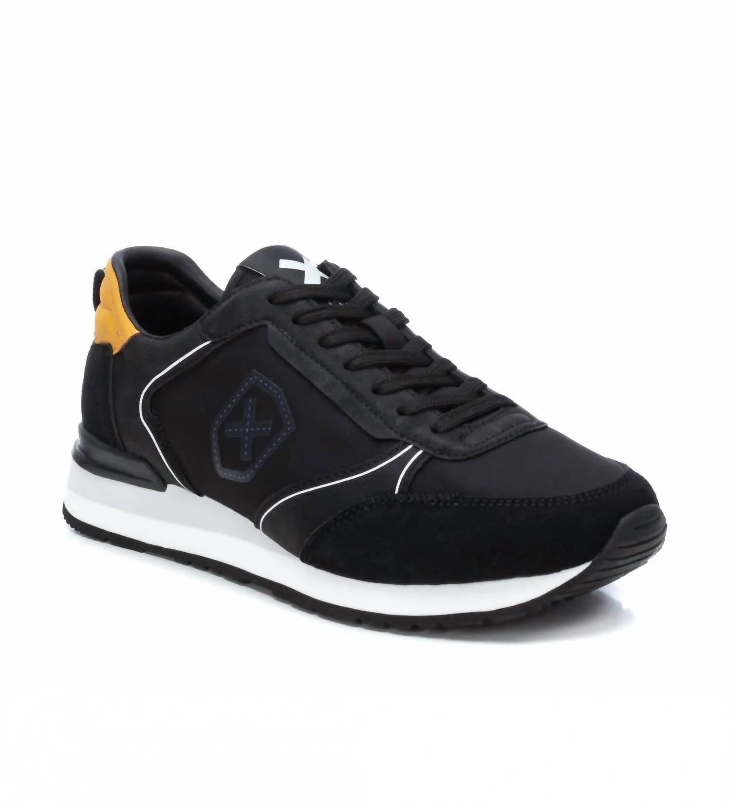Men's Casual Sneakers In Black