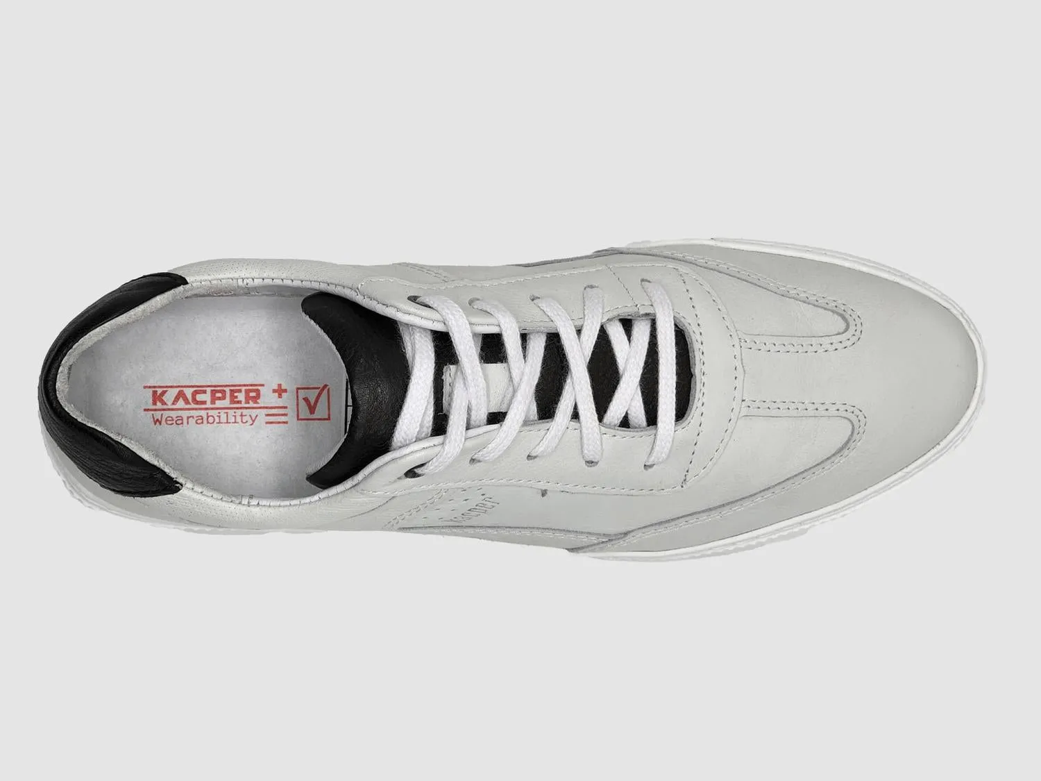 Men's Classic Leather Sneakers In White