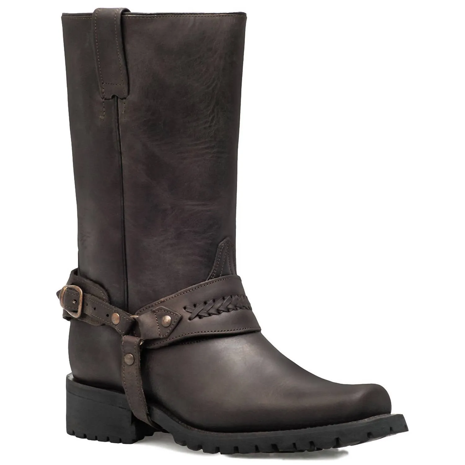 Men's Cowboy Premium Leather Boots In Brown