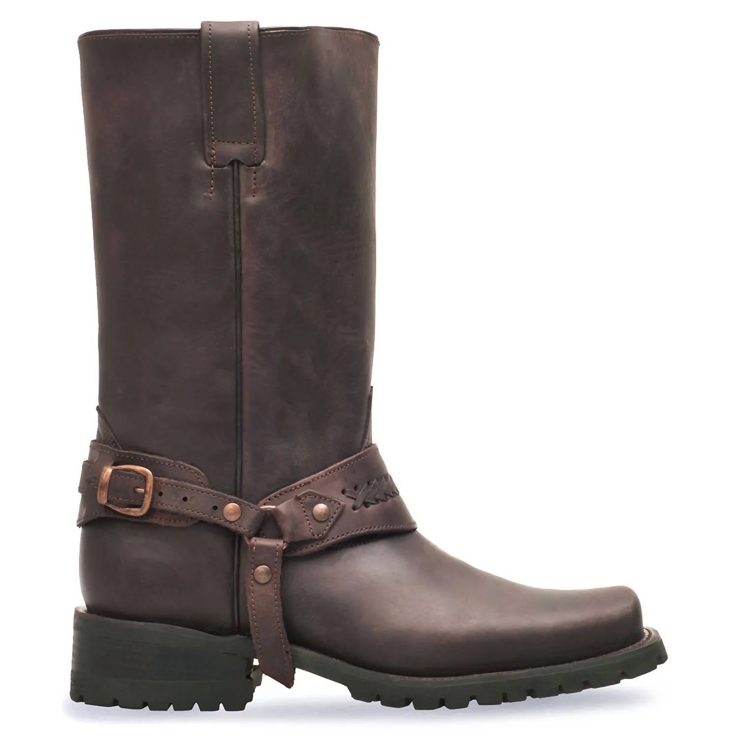 Men's Cowboy Premium Leather Boots In Brown