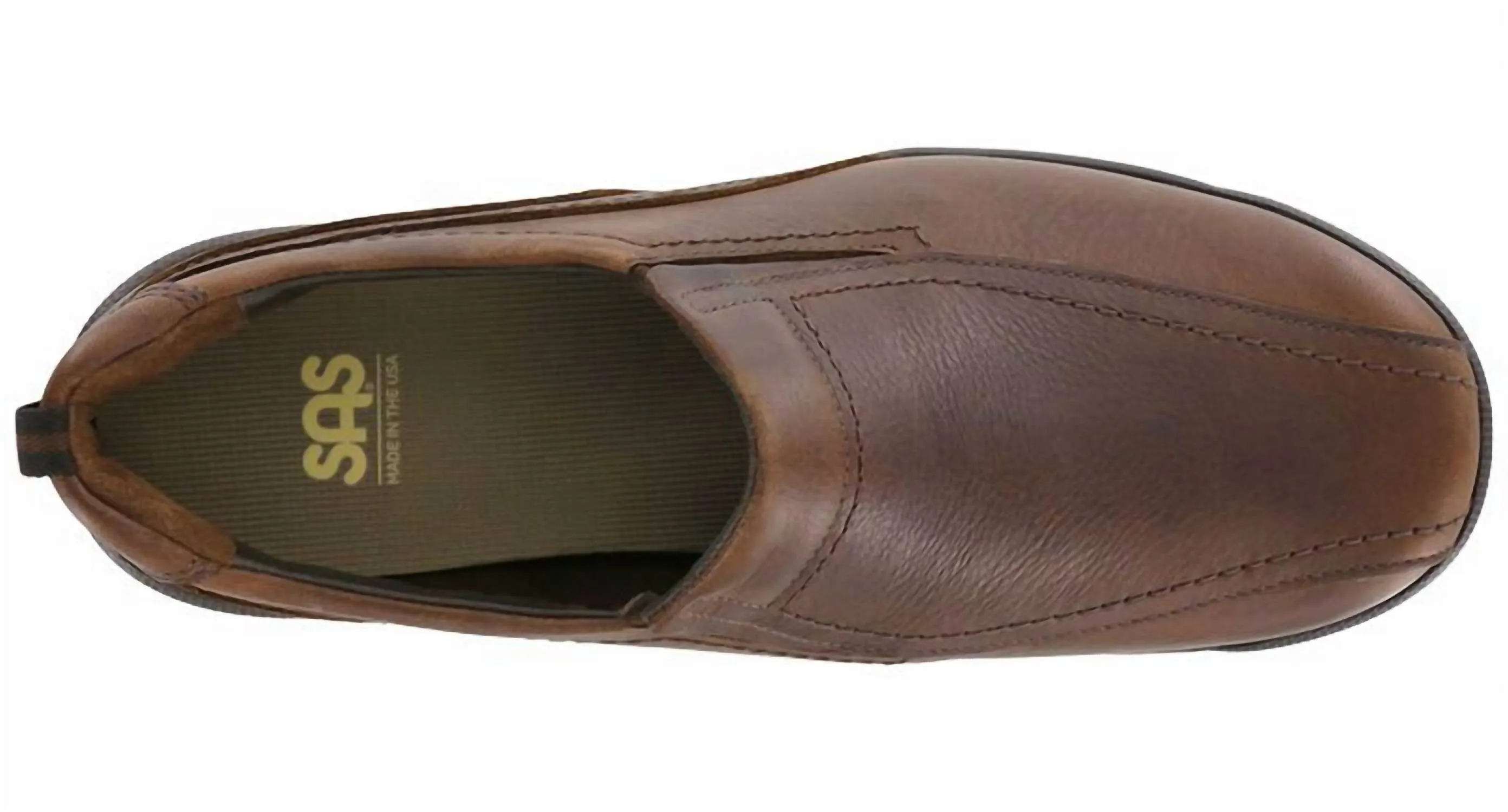 Men's Cruise On Slip On Loafer Double Wide In Brown