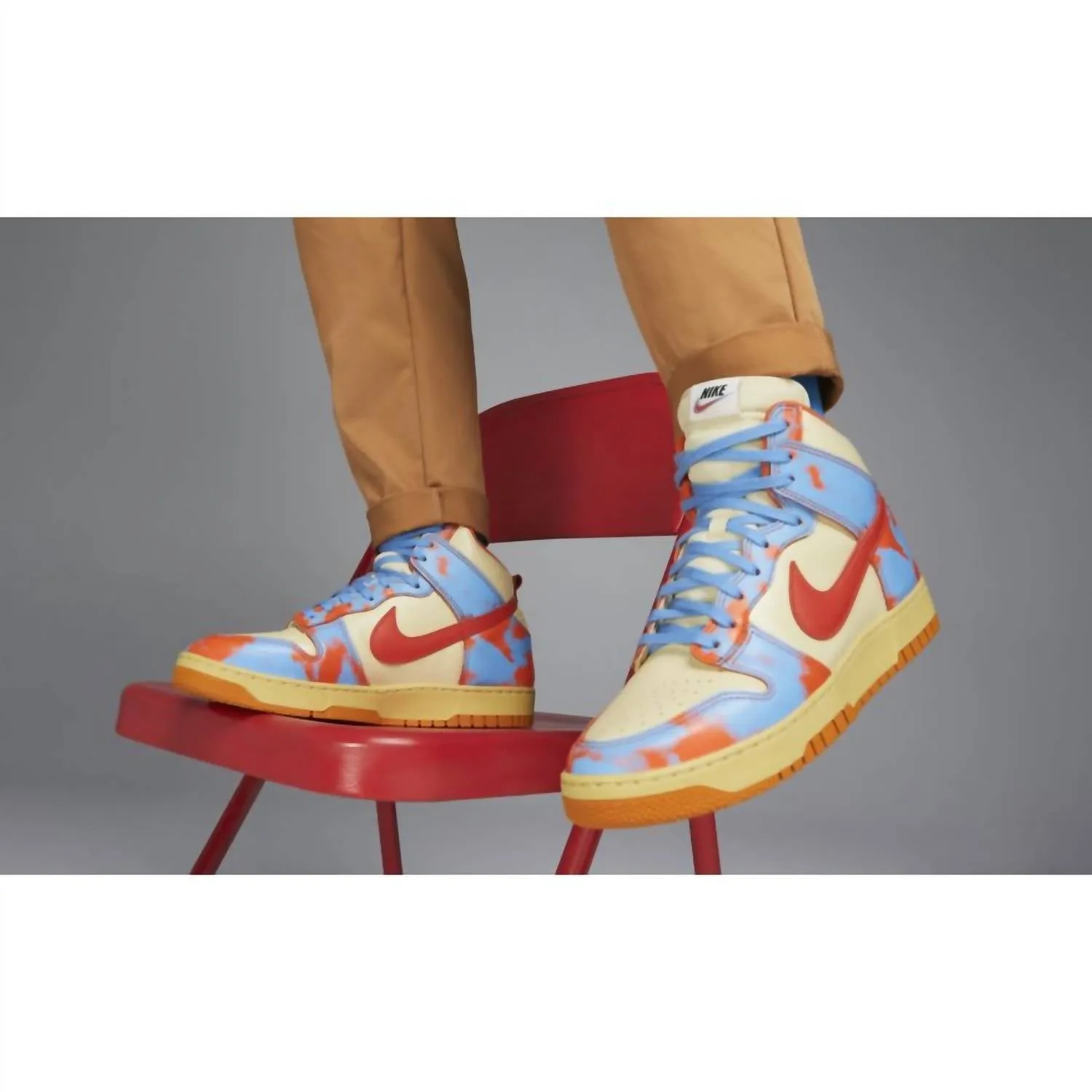 Men's Dunk High 1985 Sp Sneakers In Safety Orange/team Orange