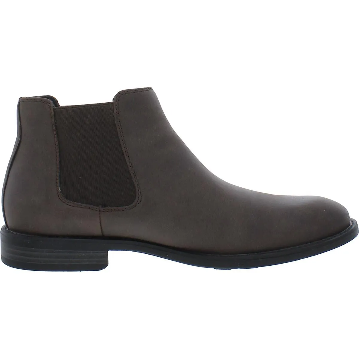 Mens Faux Leather Chelsea Boots