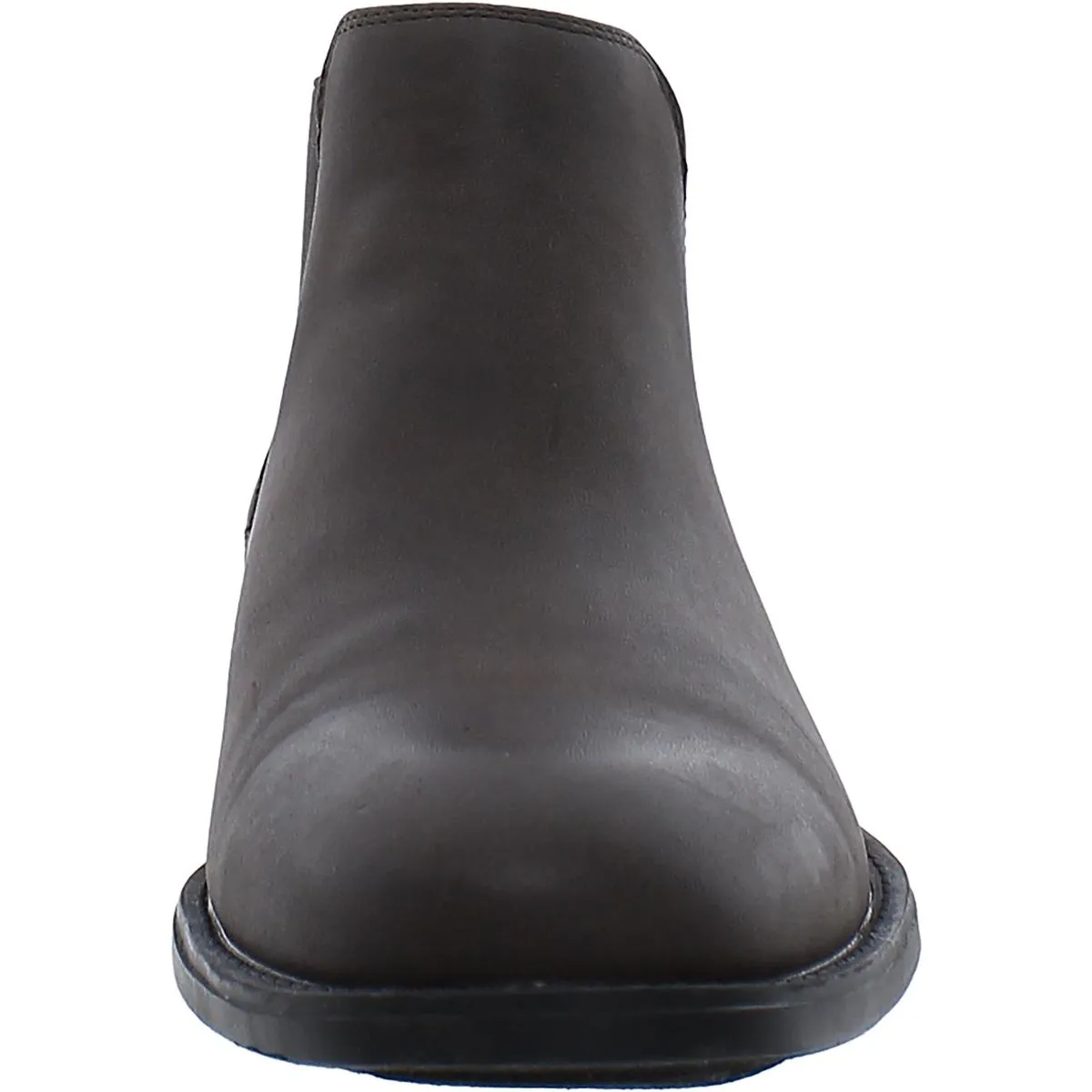 Mens Faux Leather Chelsea Boots