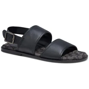 Mens Faux Leather Slingback Sport Sandals