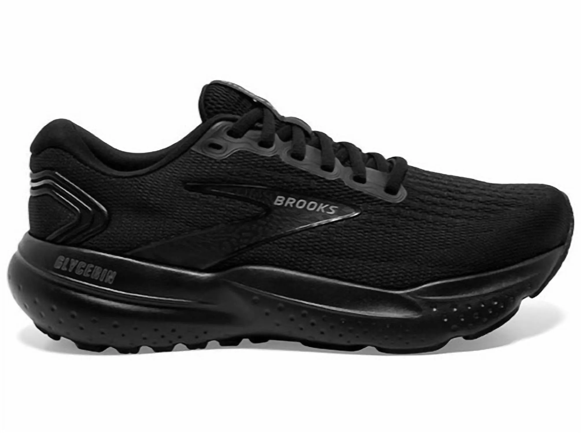Men's Glycerin Gts 21 Running Sneaker In Black/black/ebony