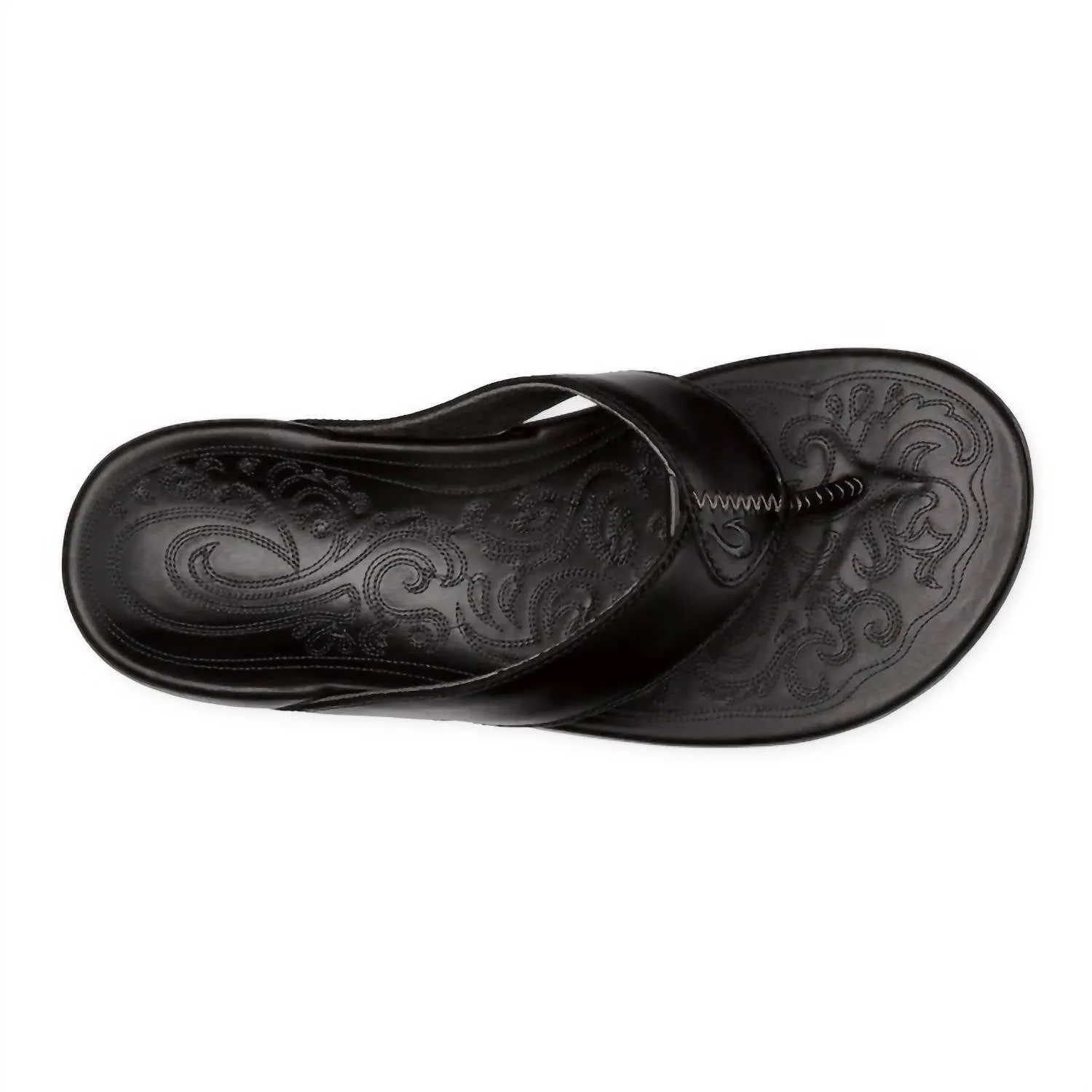 Men's Mekila Leather Sandals In Black/black