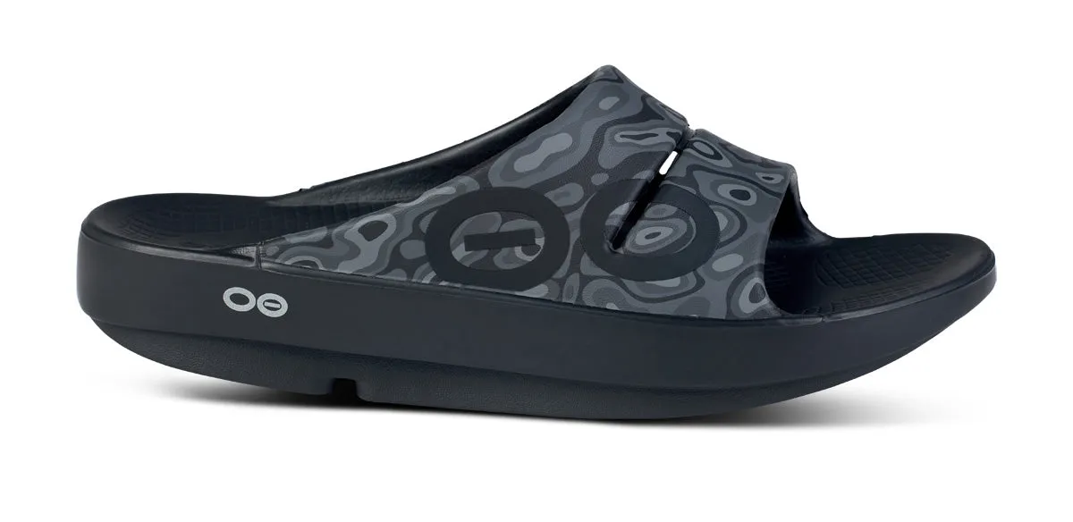 Men's OOahh Sport Slide Sandal - Black Water Camo