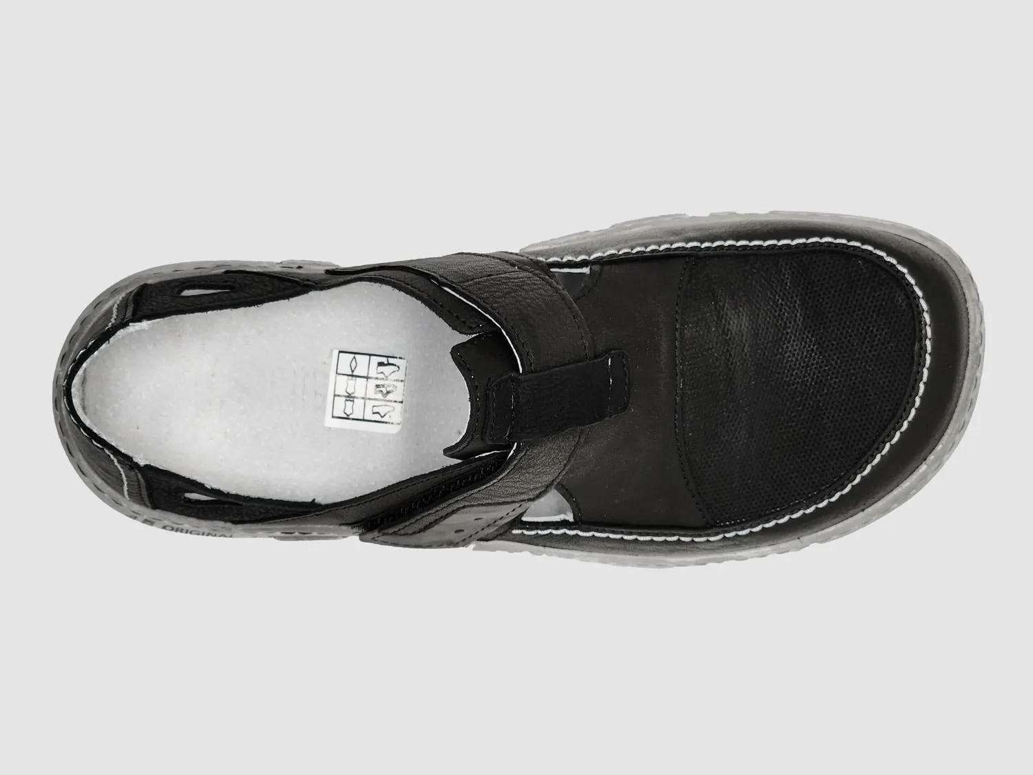 Men's Original Leather Sandals In Black