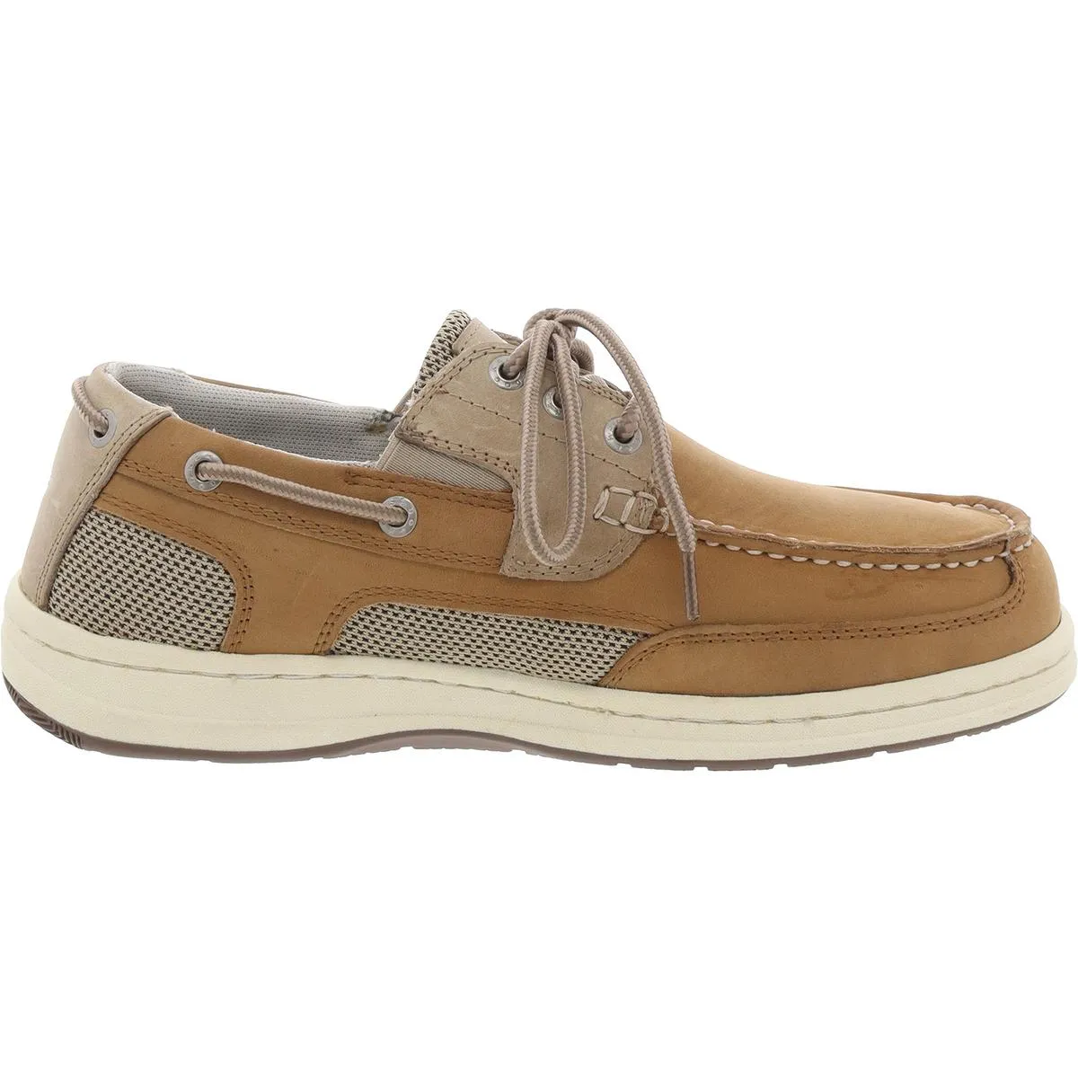Mens Padded Insole Leather Boat Shoes