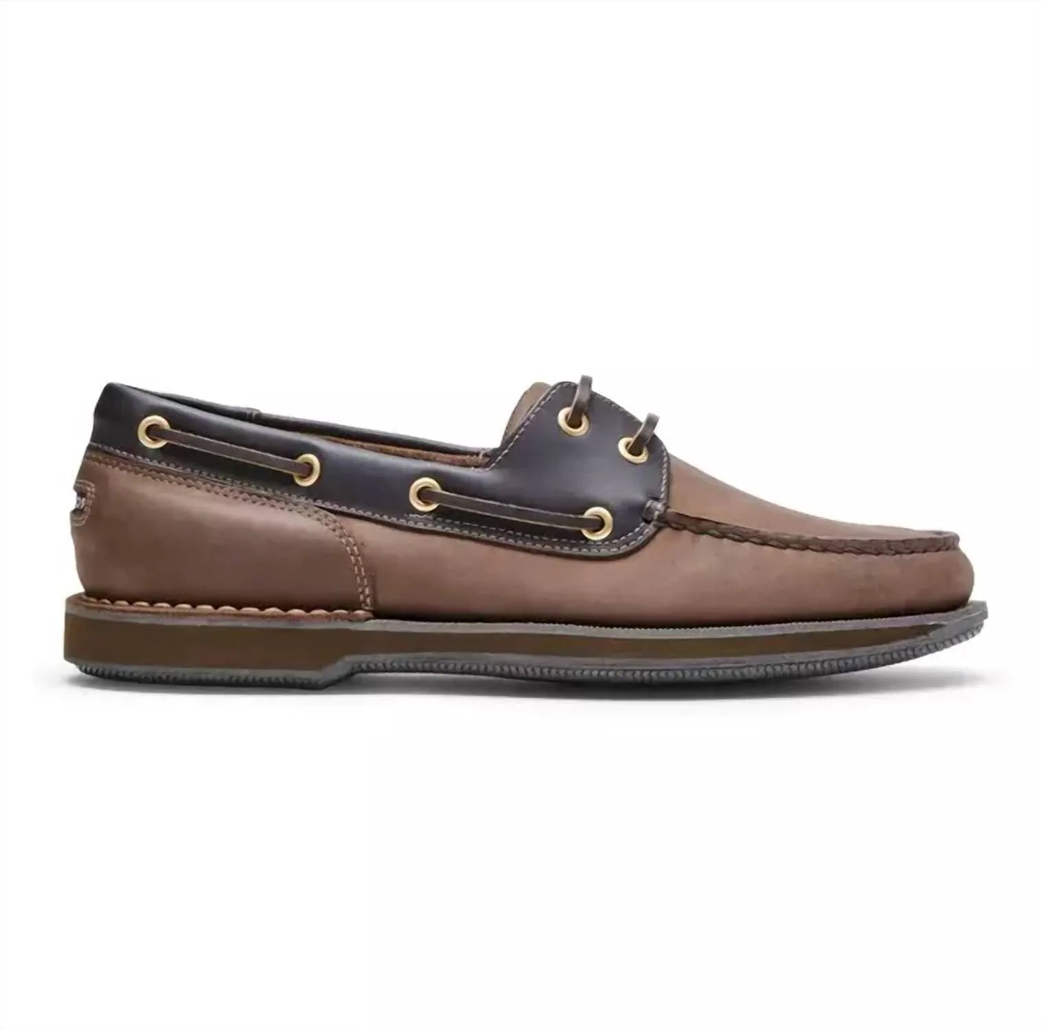 Men's Perth Boat Shoe In Chocolate