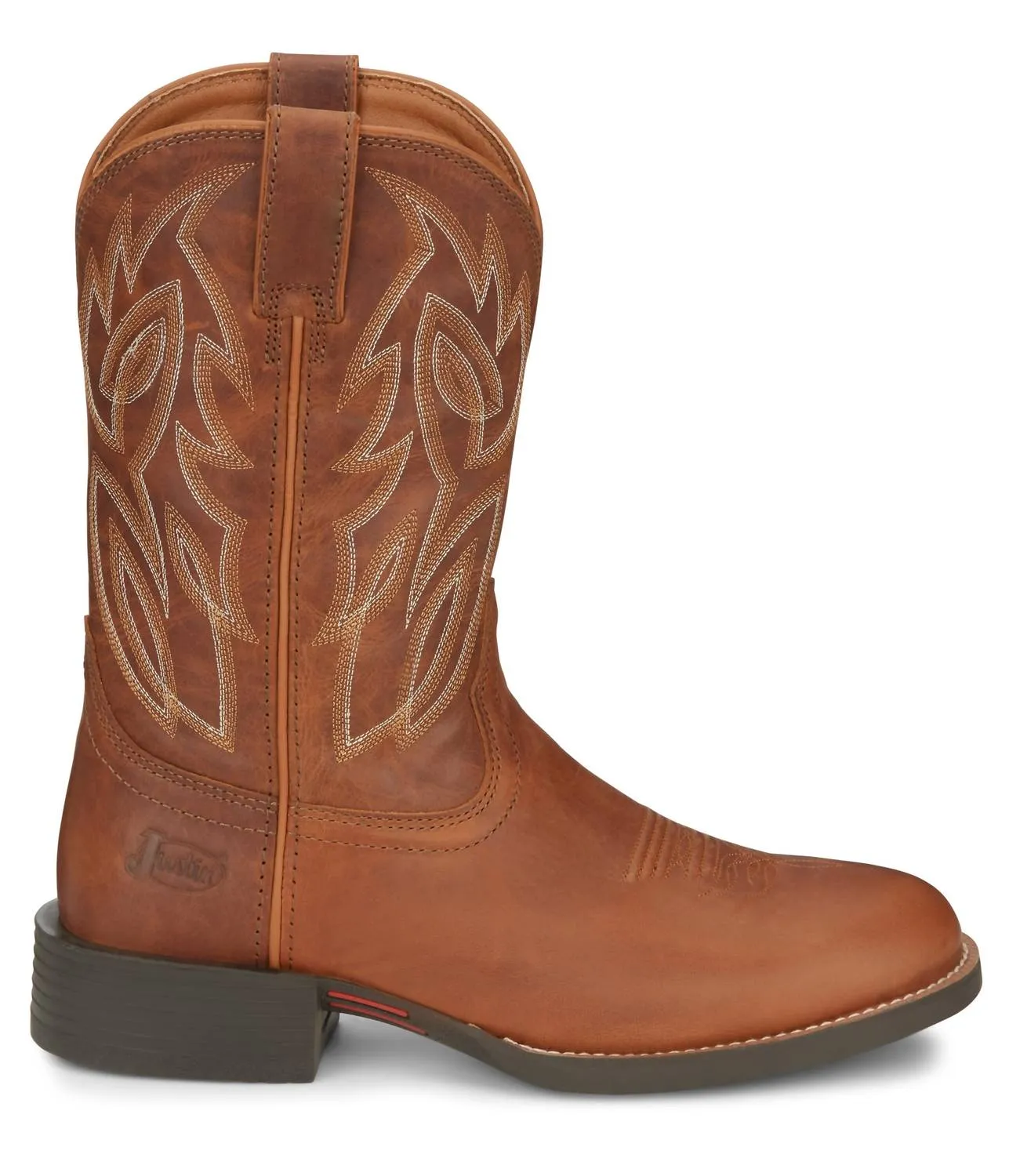 Men's Rendon Brown Western Boots - Ee Width In Cognac