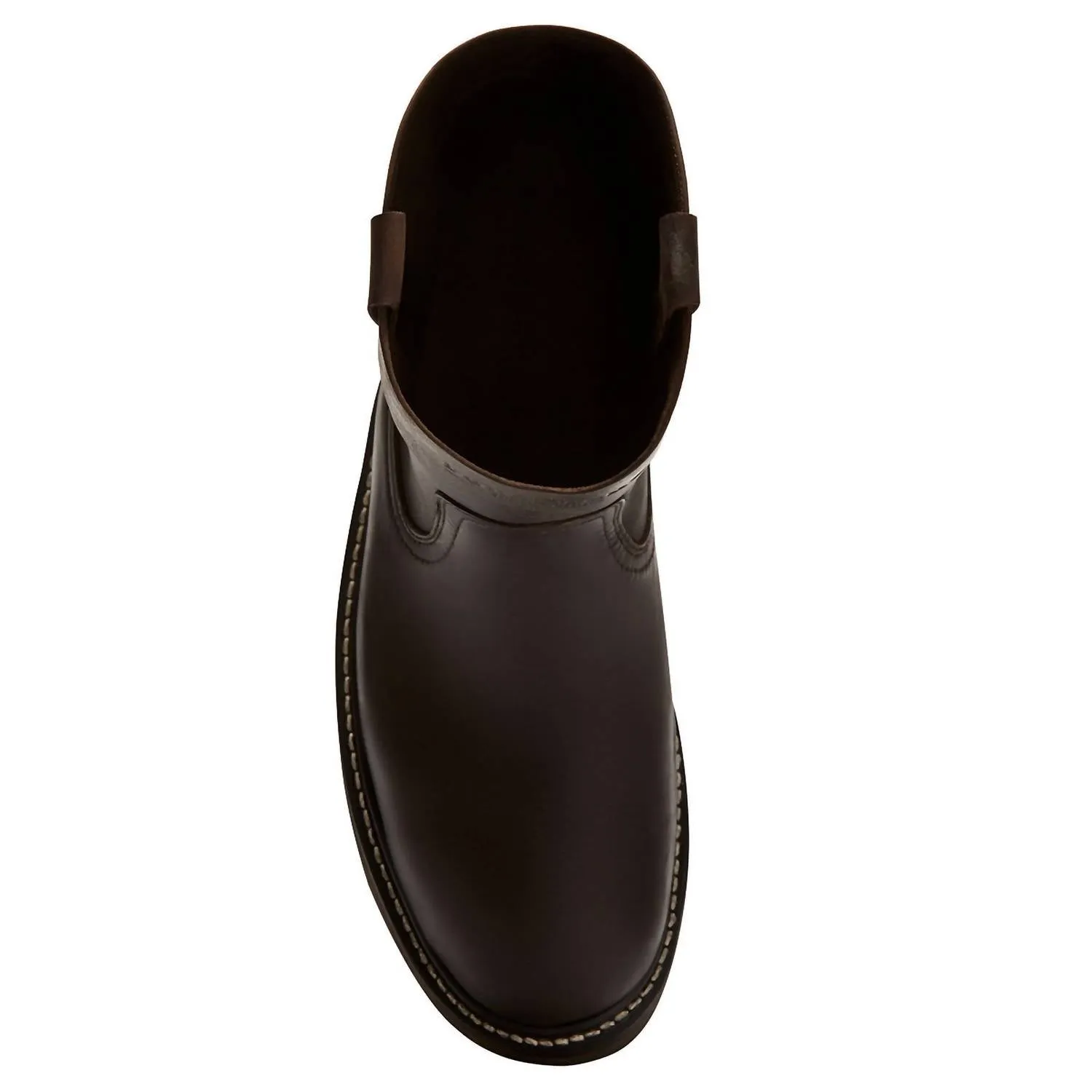 Men's Work Leather Boots In Brown