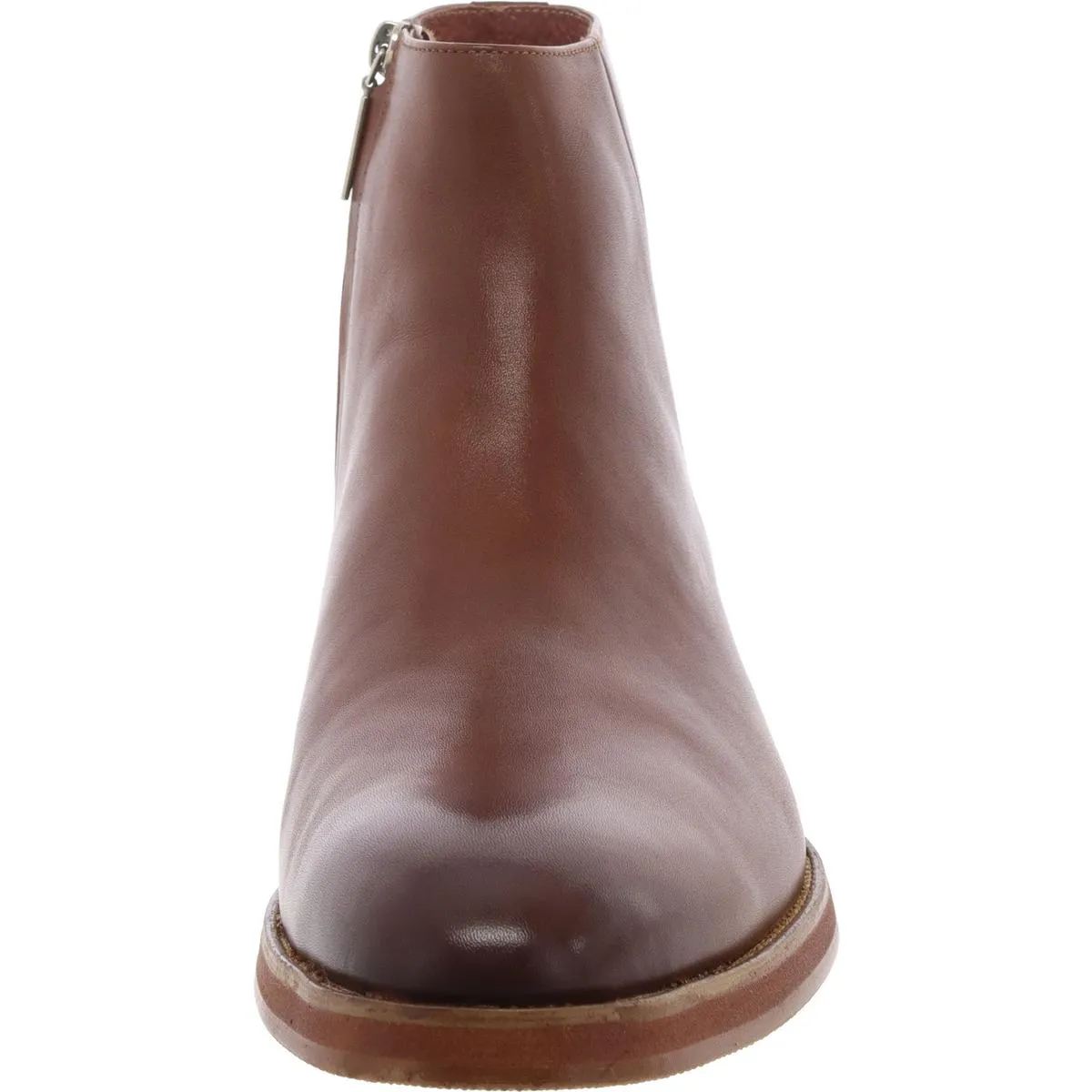 Mens Zipper Leather Chukka Boots