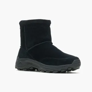 Merrell Winter J004555 Boots Men's US 10 Black Leather Pull On Waterproof TF4430