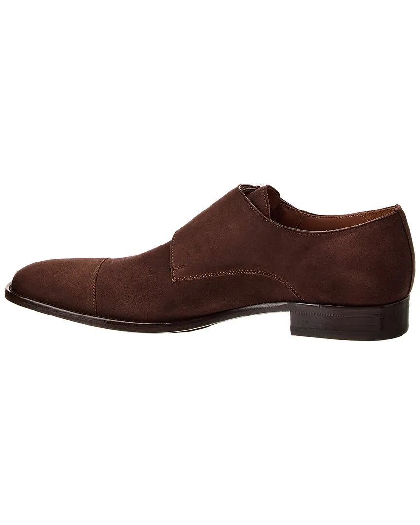 Mezlan Actore II Suede Double Monk Loafer