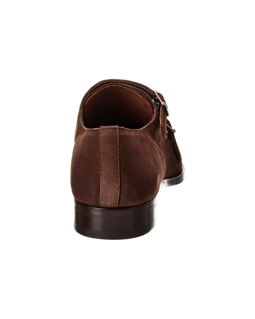 Mezlan Actore II Suede Double Monk Loafer