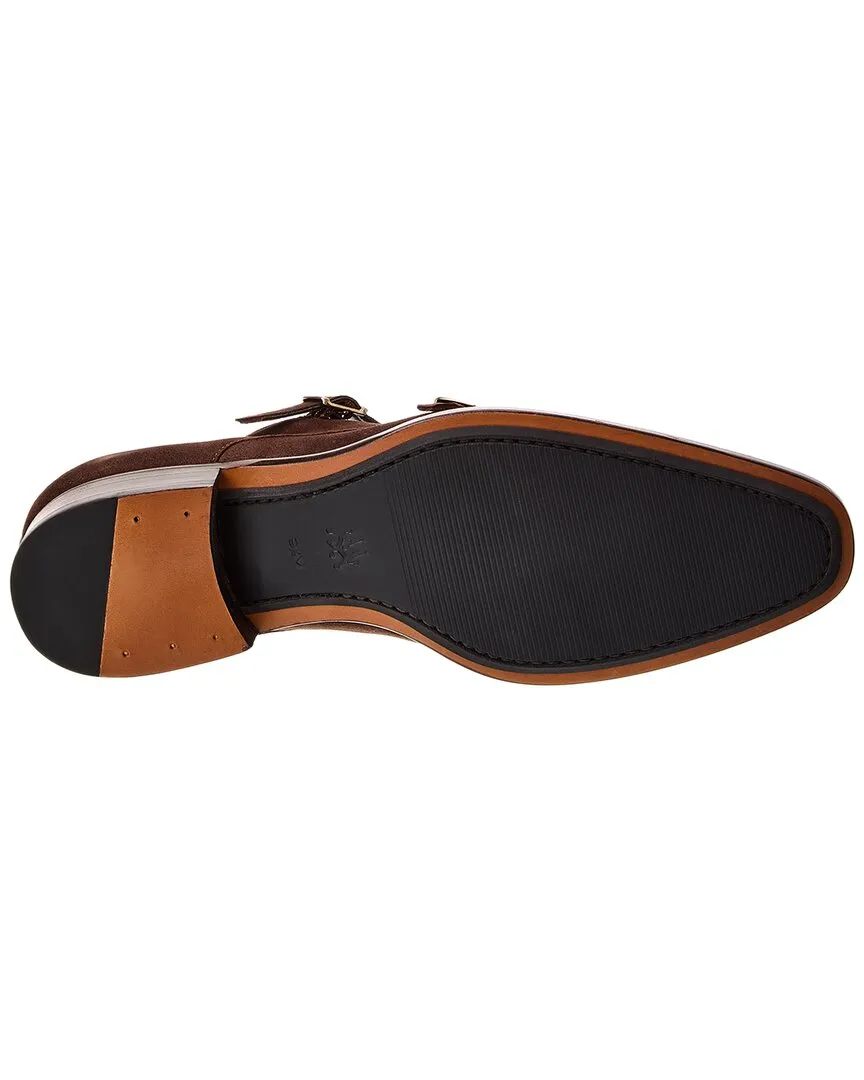 Mezlan Actore II Suede Double Monk Loafer