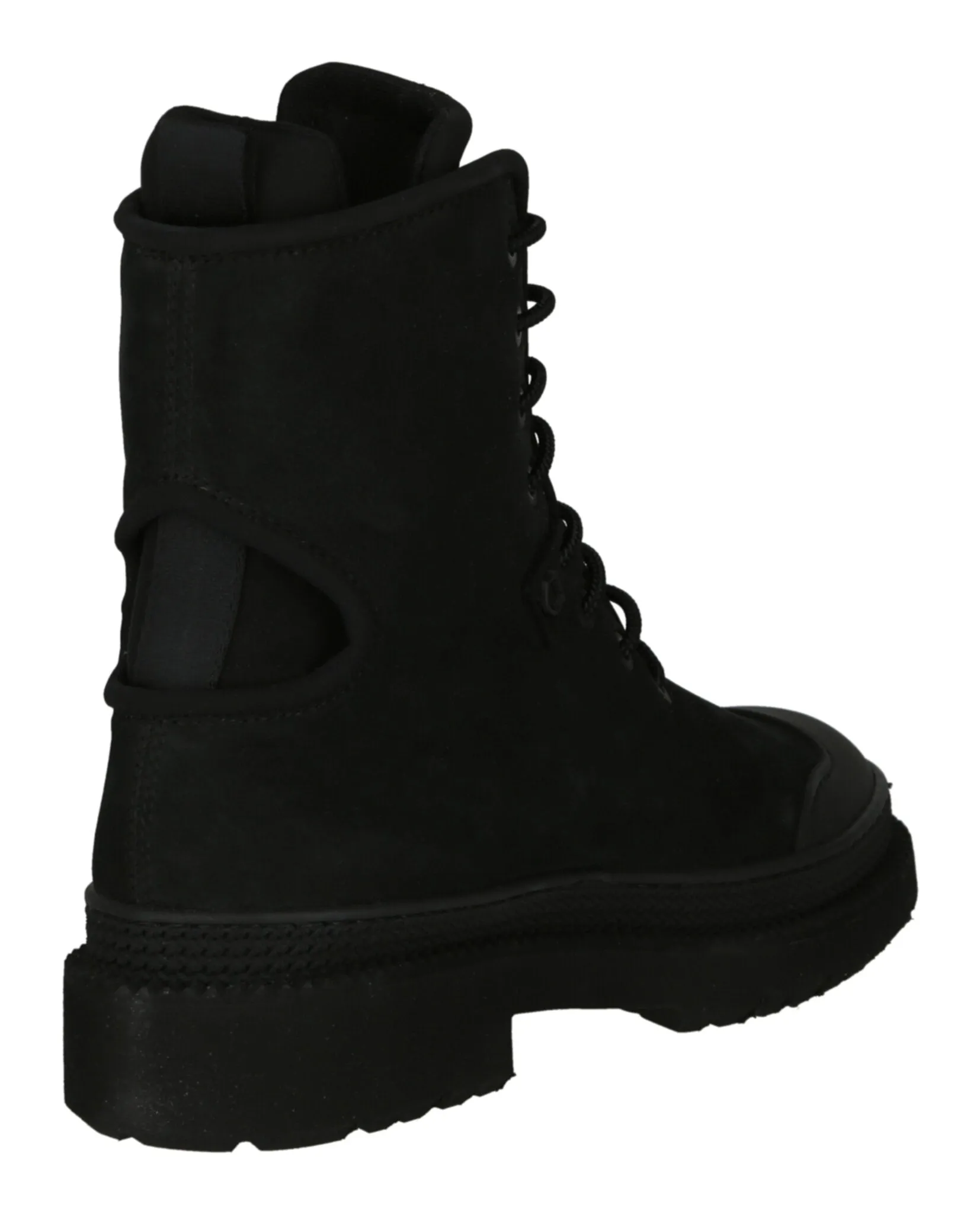 Mixed Media Combat Boots