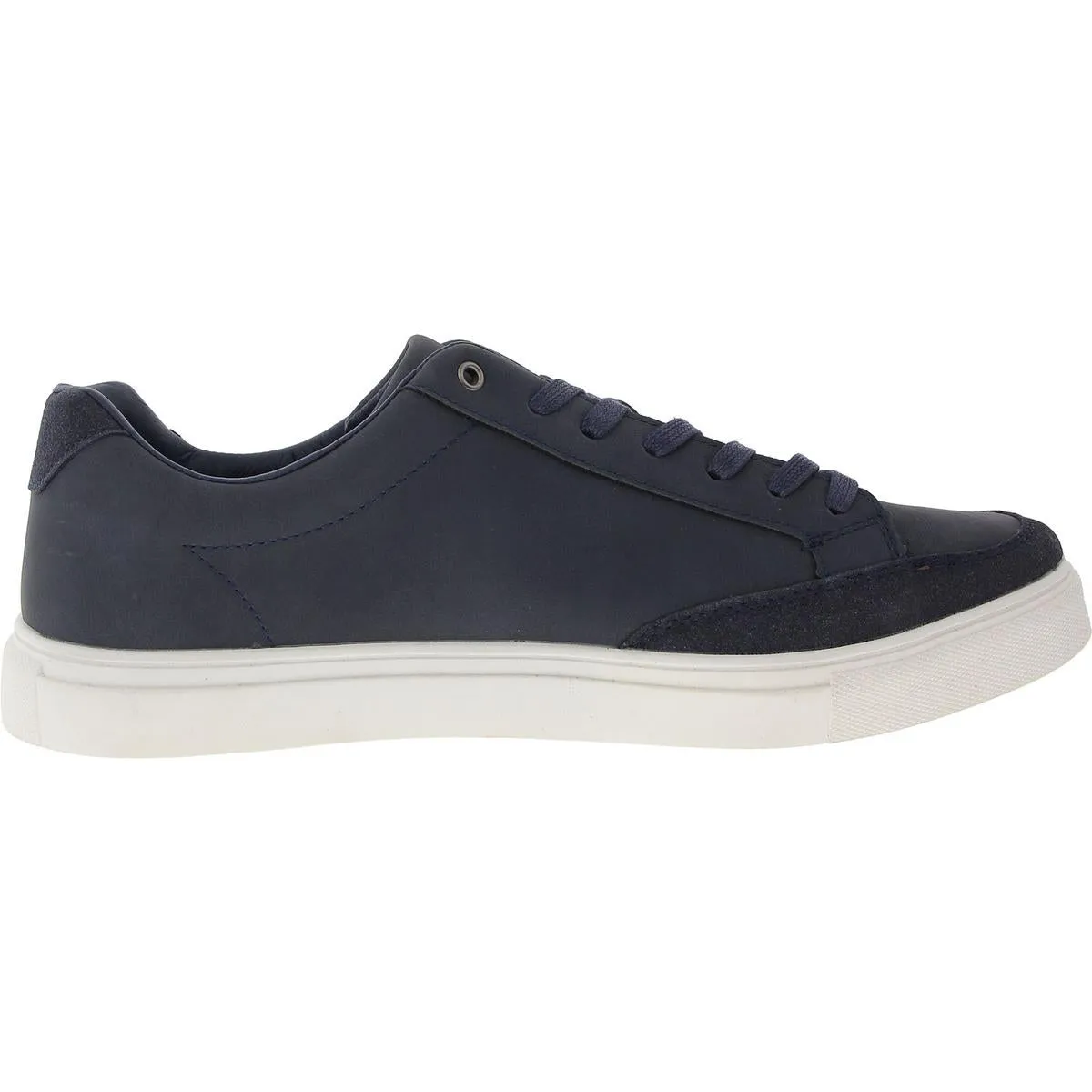 Montie Mens Memory Foam Faux Leather Casual And Fashion Sneakers