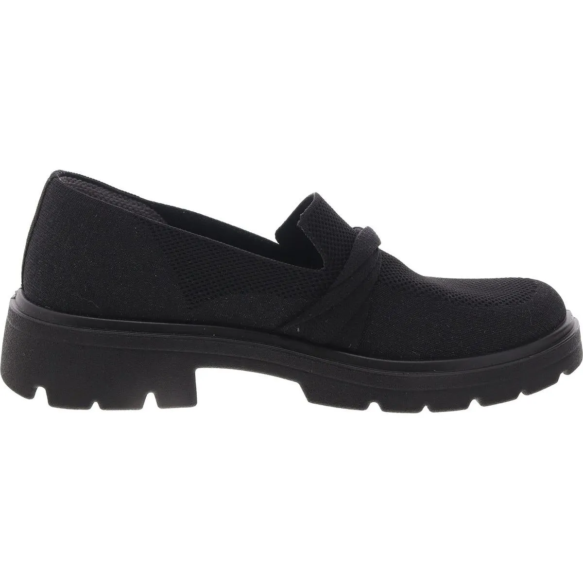 Muse Womens Knit Lifestyle Loafers