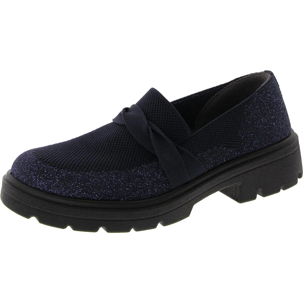Muse Womens Knit Lifestyle Loafers