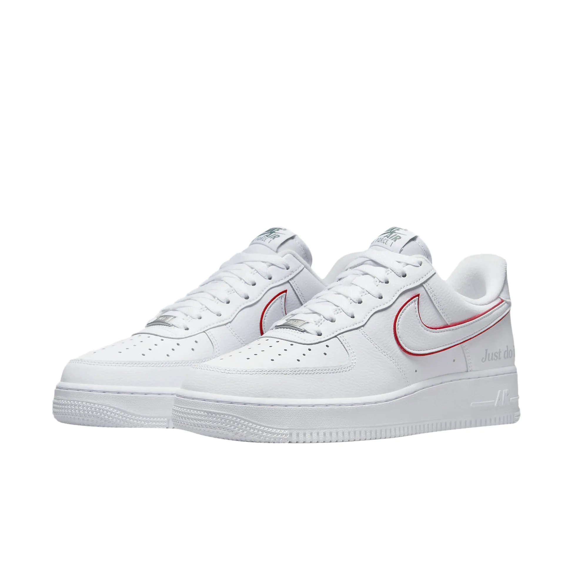 Nike Air Force 1 '07 Noble Green/Metallic Silver/University Red