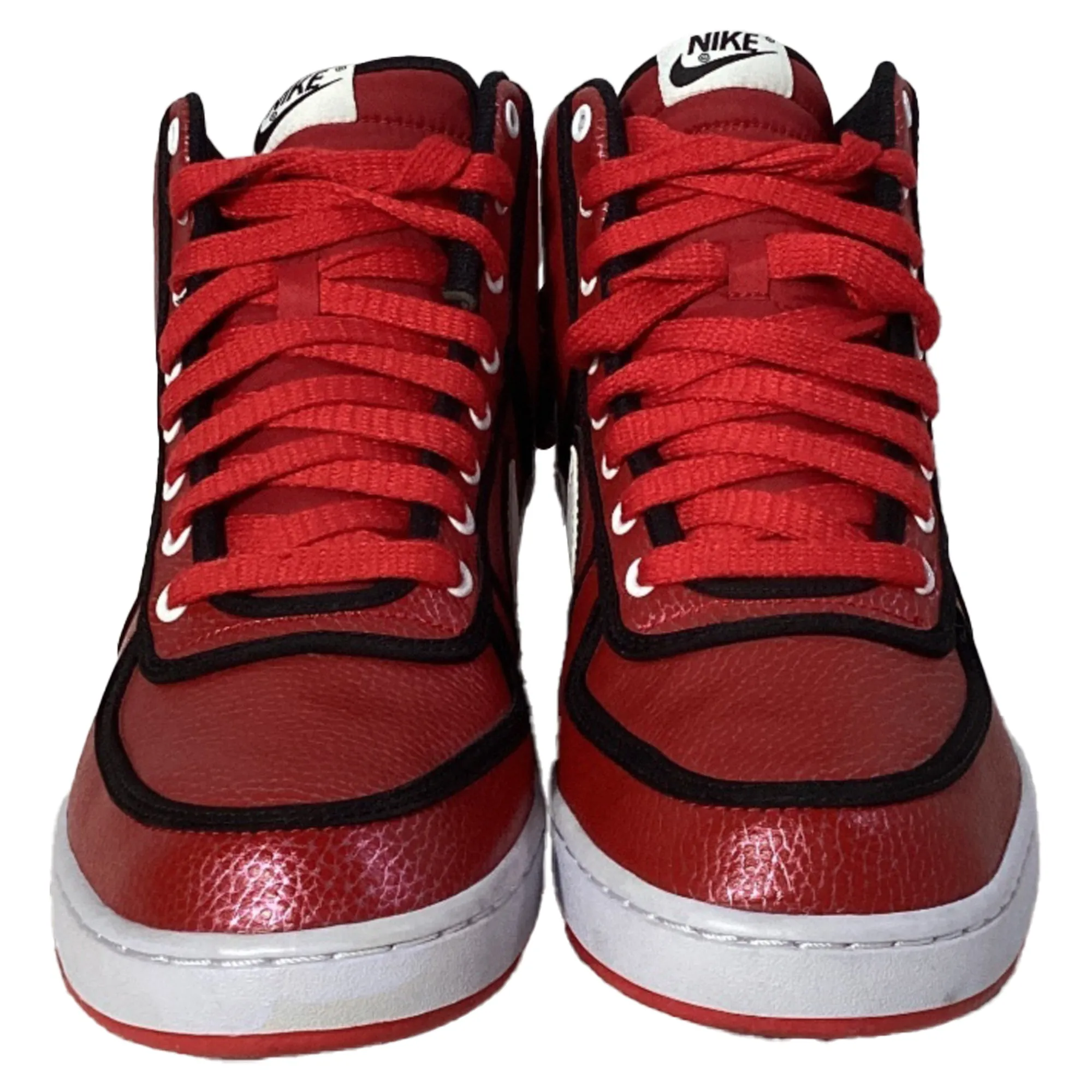 Nike Vandal High DS Sneakers in Red Leather