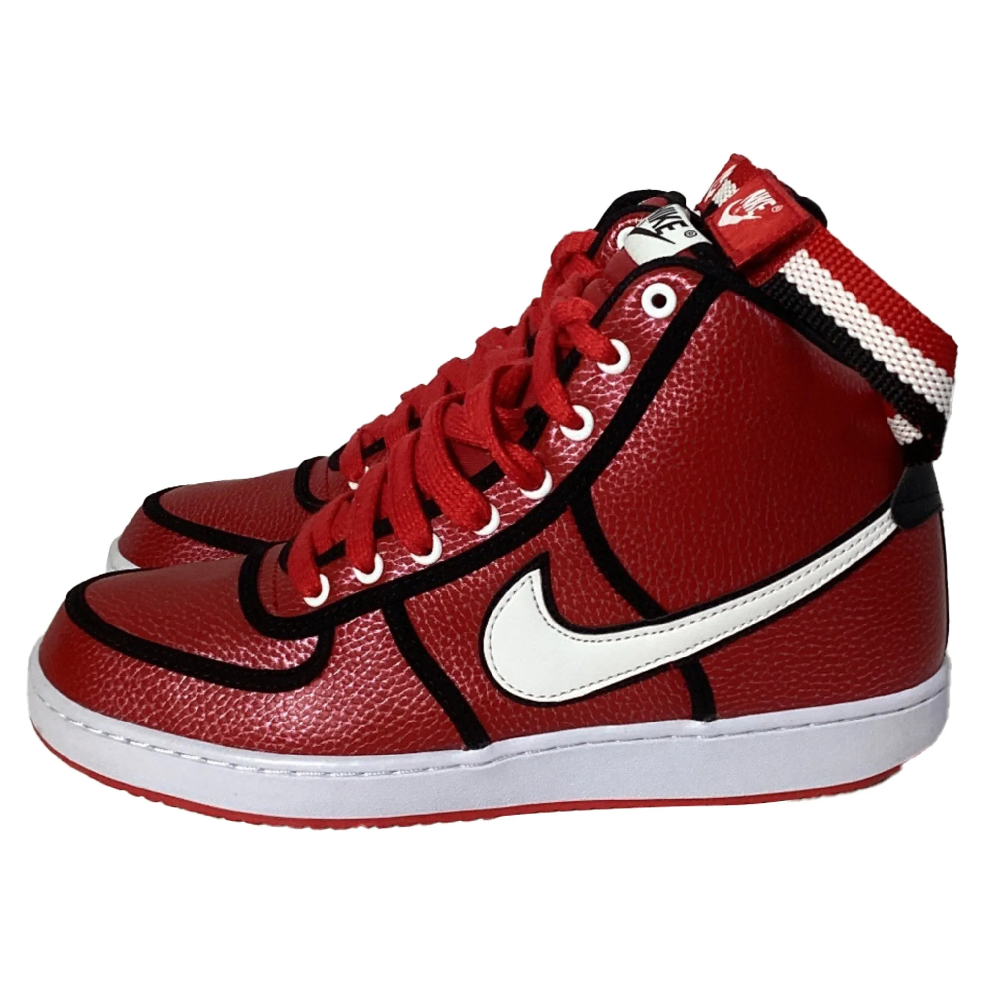 Nike Vandal High DS Sneakers in Red Leather