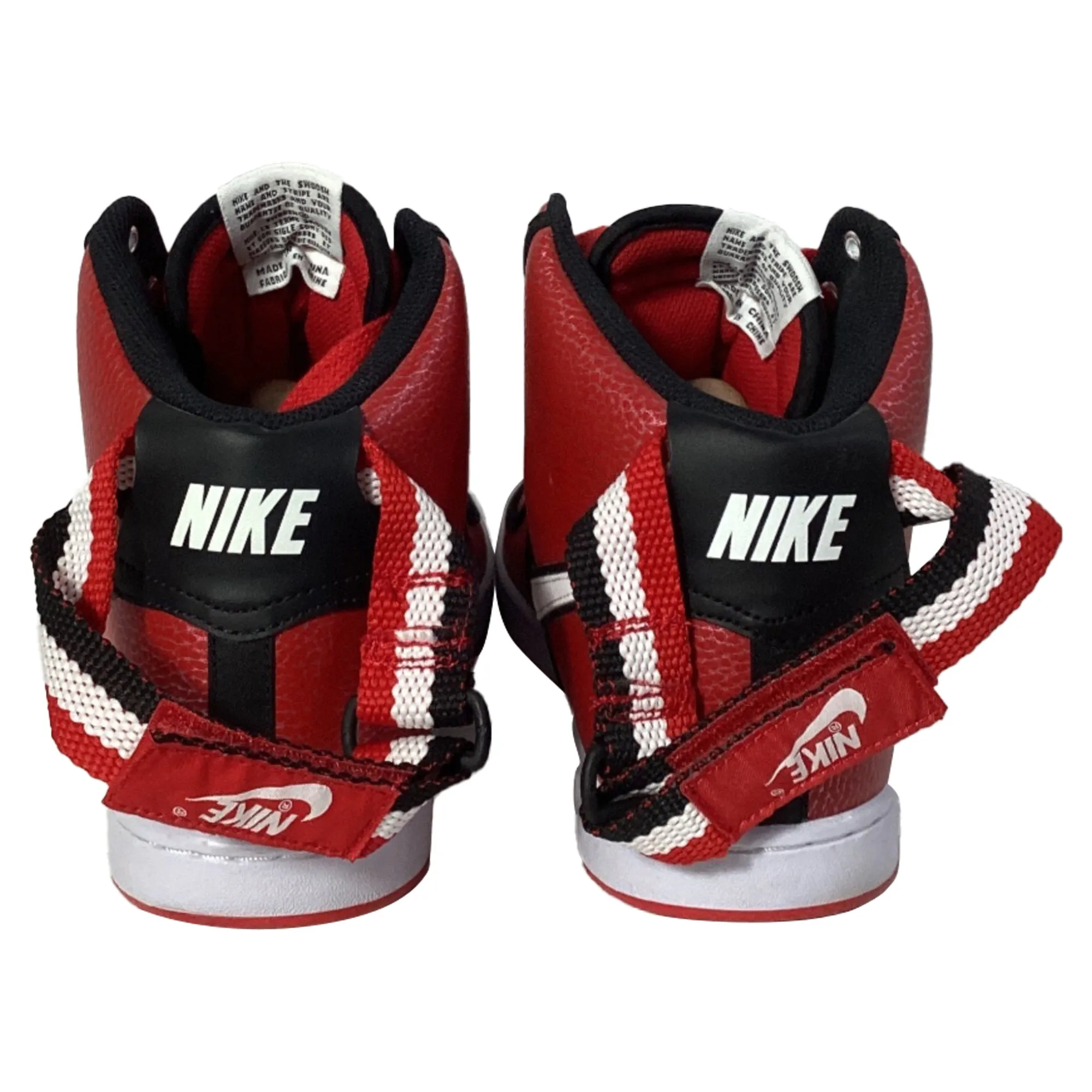 Nike Vandal High DS Sneakers in Red Leather