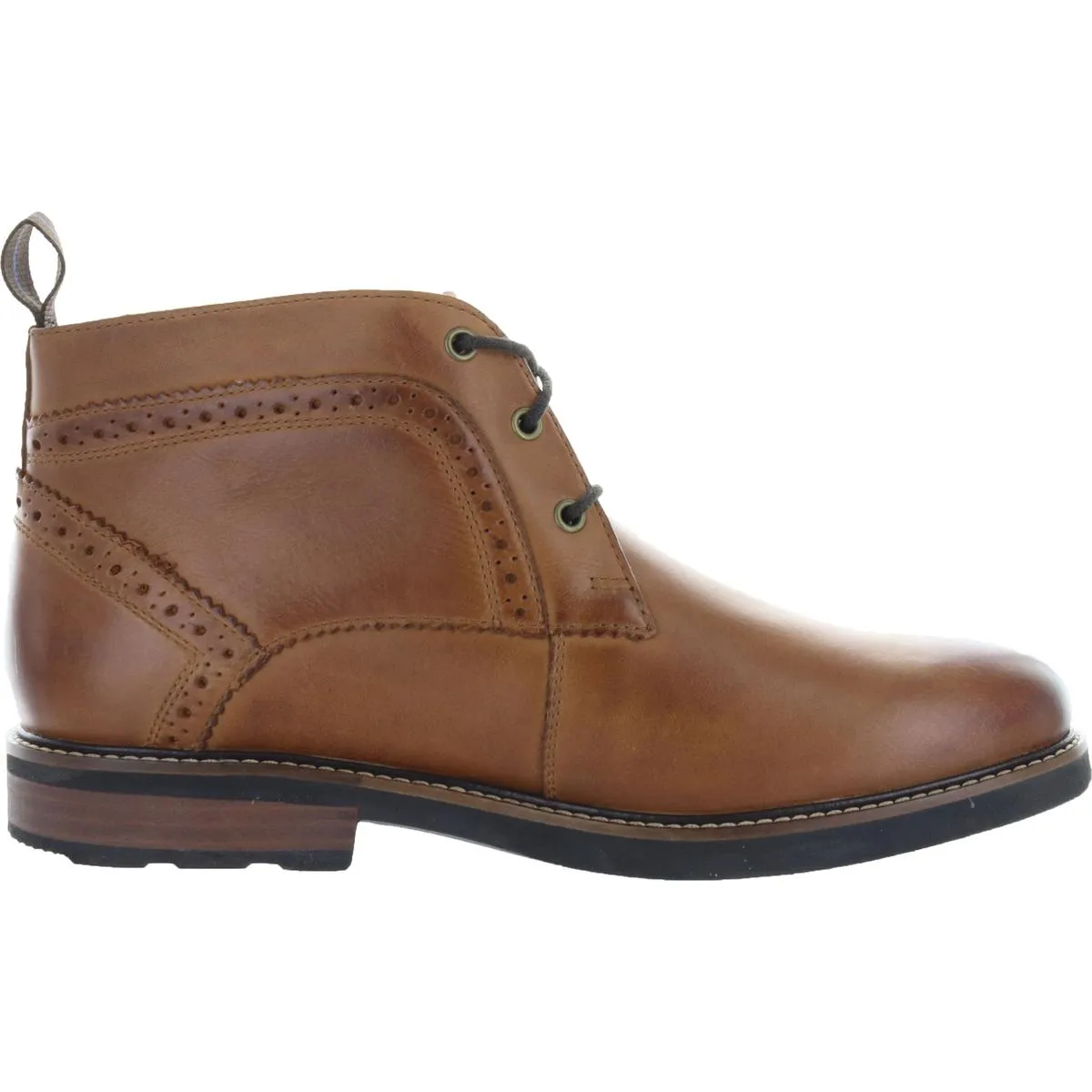 Ozark Mens Leather Dressy Chukka Boots