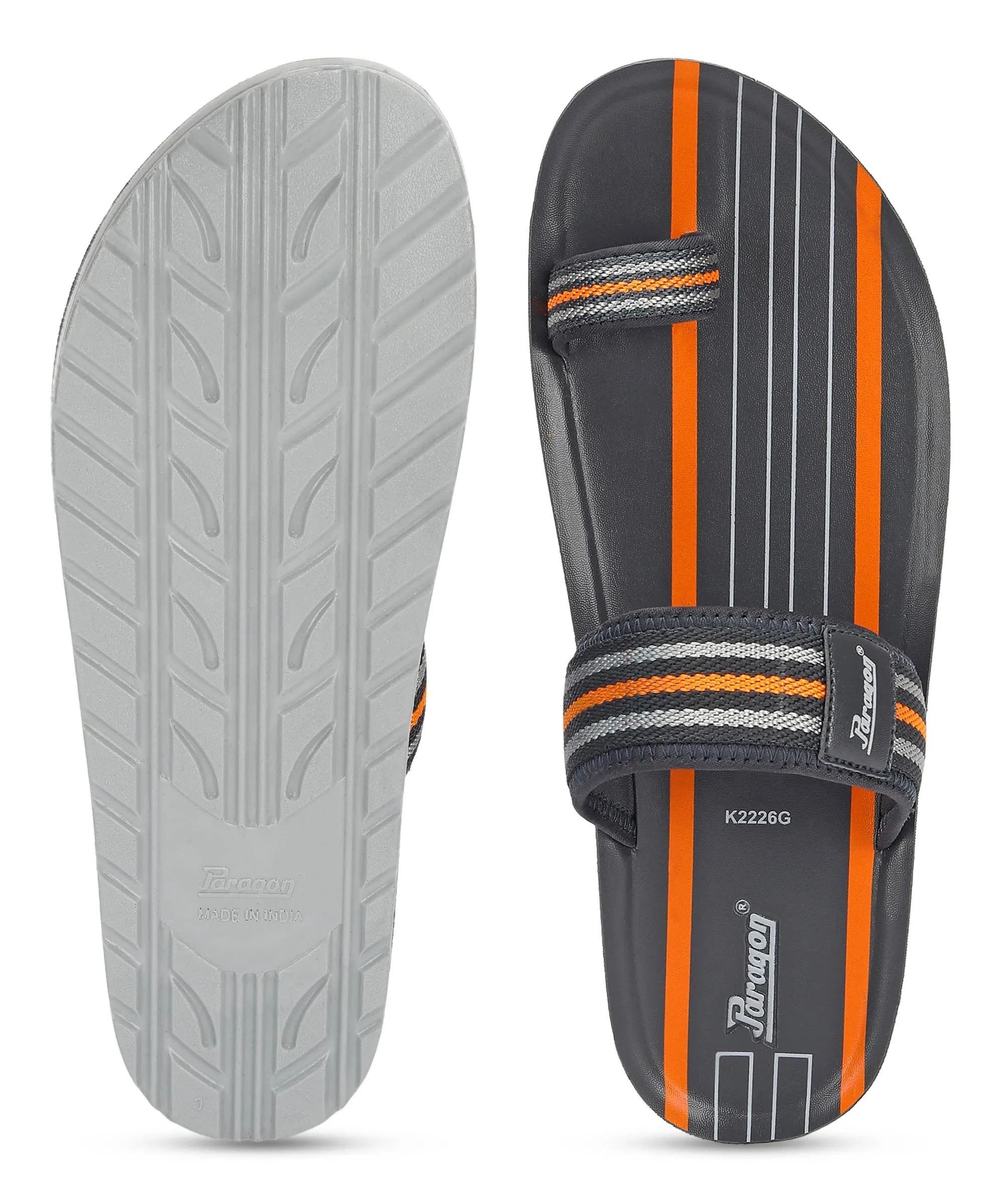 Paragon PUK2226G Men Stylish Lightweight Flipflops | Comfortable soles| Casual & Trendy Slippers | Indoor & Outdoor