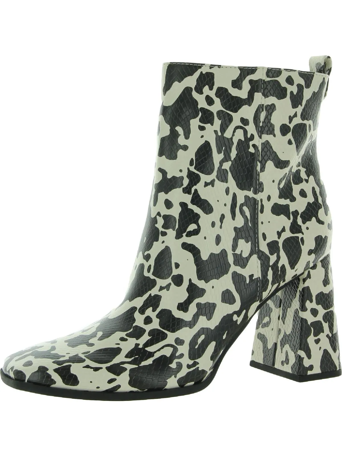 Pascha Womens Faux-Leather Faux Leather Mid-Calf Boots