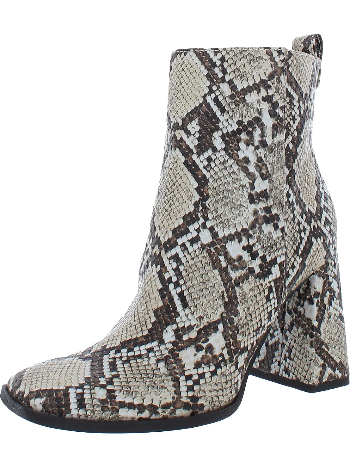 Pascha Womens Faux-Leather Faux Leather Mid-Calf Boots