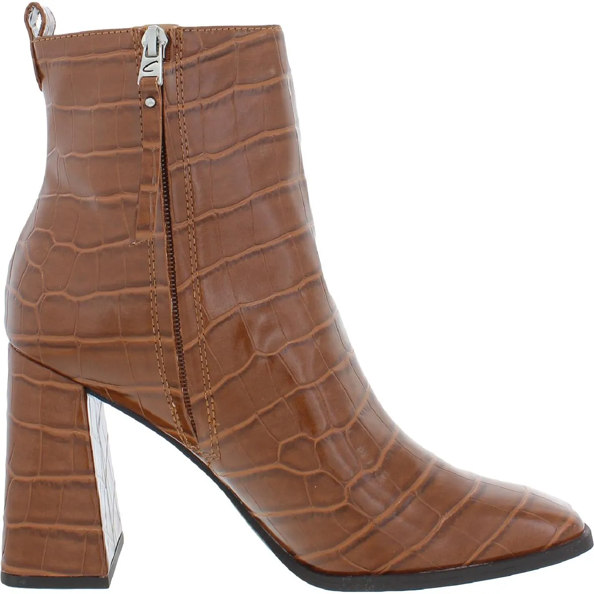 Pascha Womens Faux-Leather Faux Leather Mid-Calf Boots