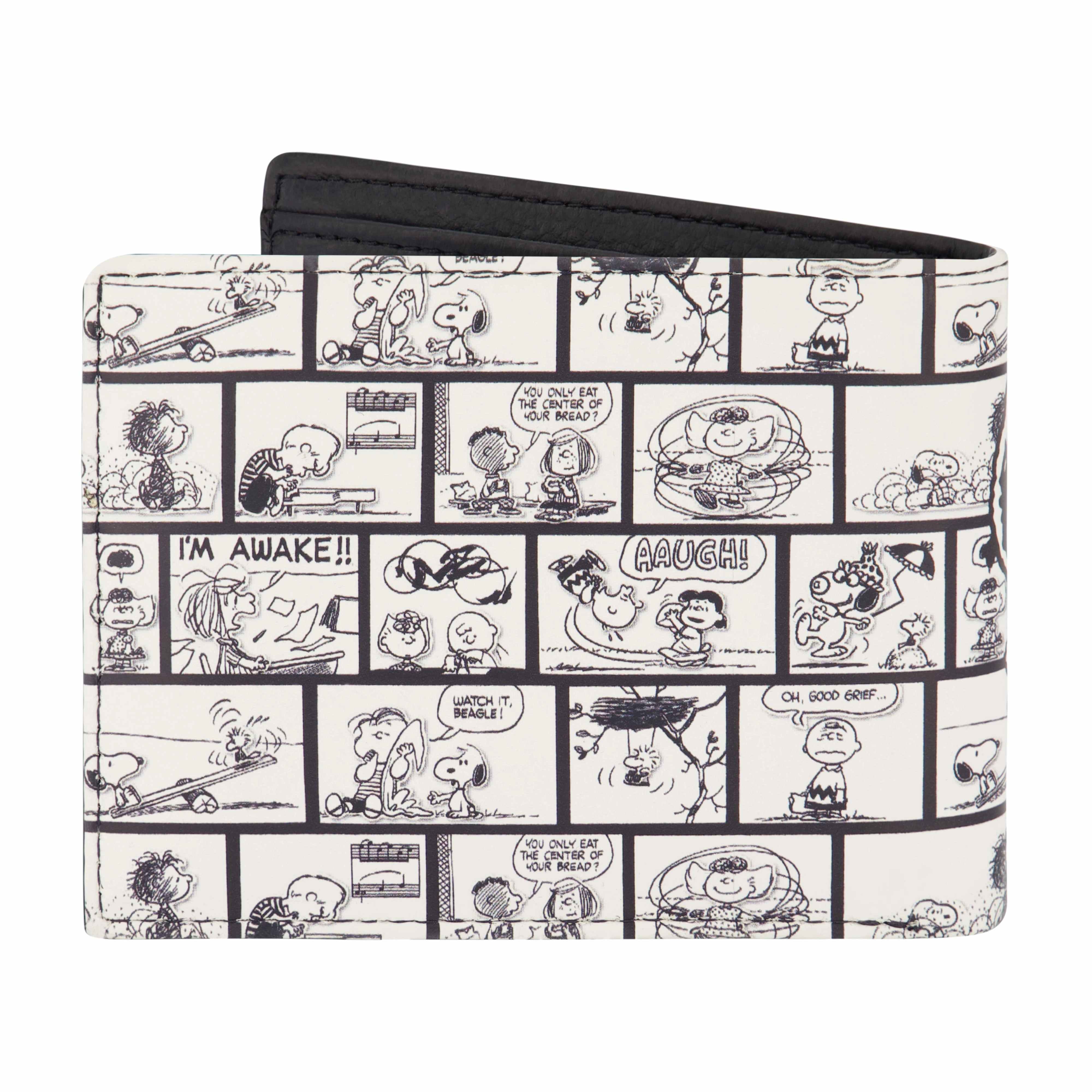 PEANUTS JOE COOL COMIC AOP Bifold Wallet, Slim Wallet with Decorative Tin for Men and Women ecco Shoes