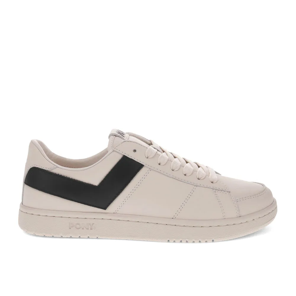 PONY Mens M-80 Low Genuine Leather Premium Lace Up Athletic Sneaker Shoe