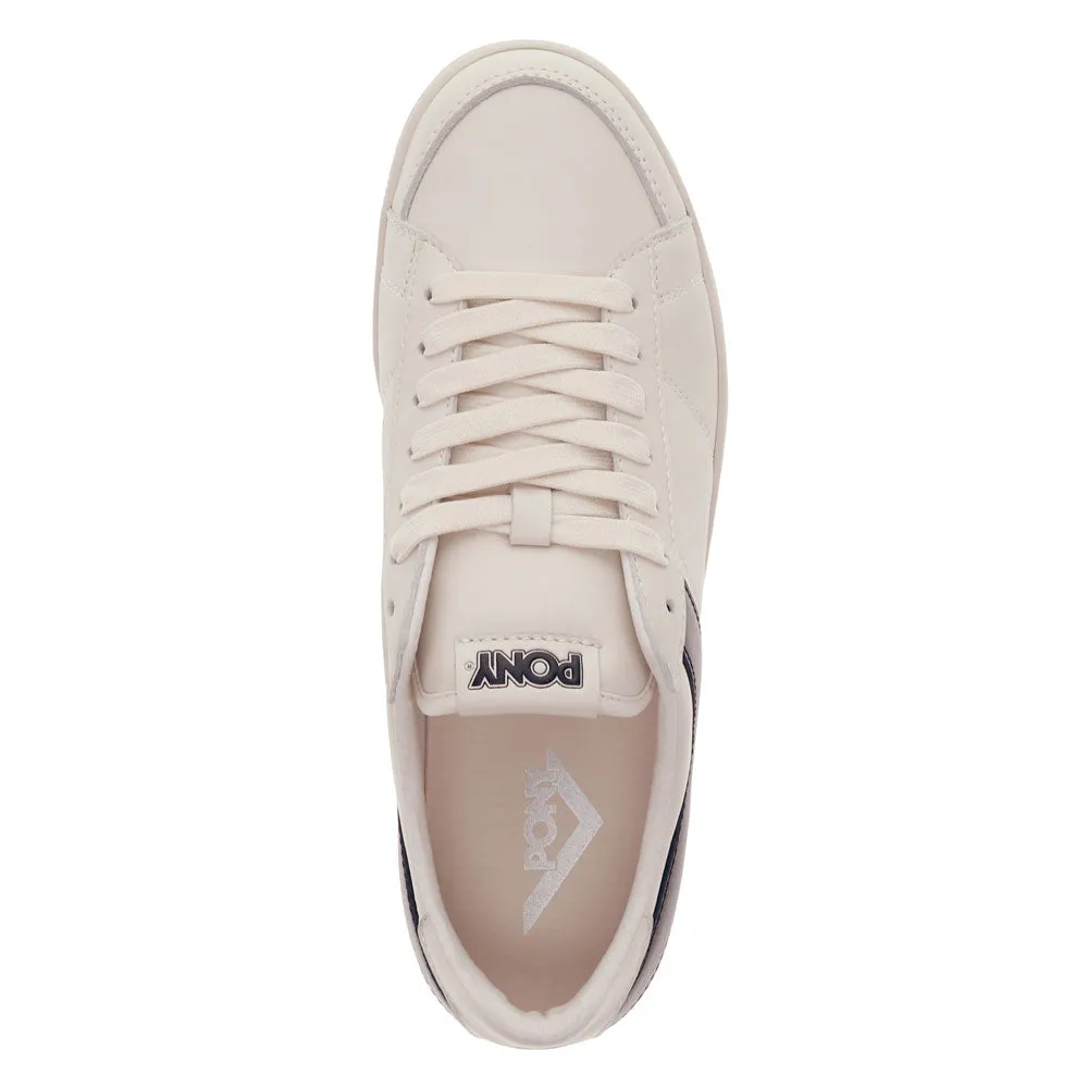 PONY Mens M-80 Low Genuine Leather Premium Lace Up Athletic Sneaker Shoe