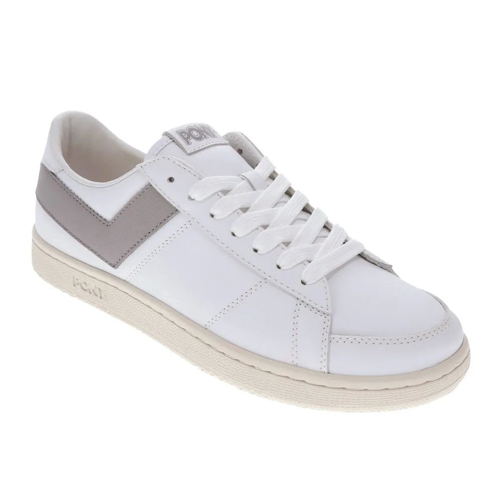 PONY Mens M-80 Low Genuine Leather Premium Lace Up Athletic Sneaker Shoe