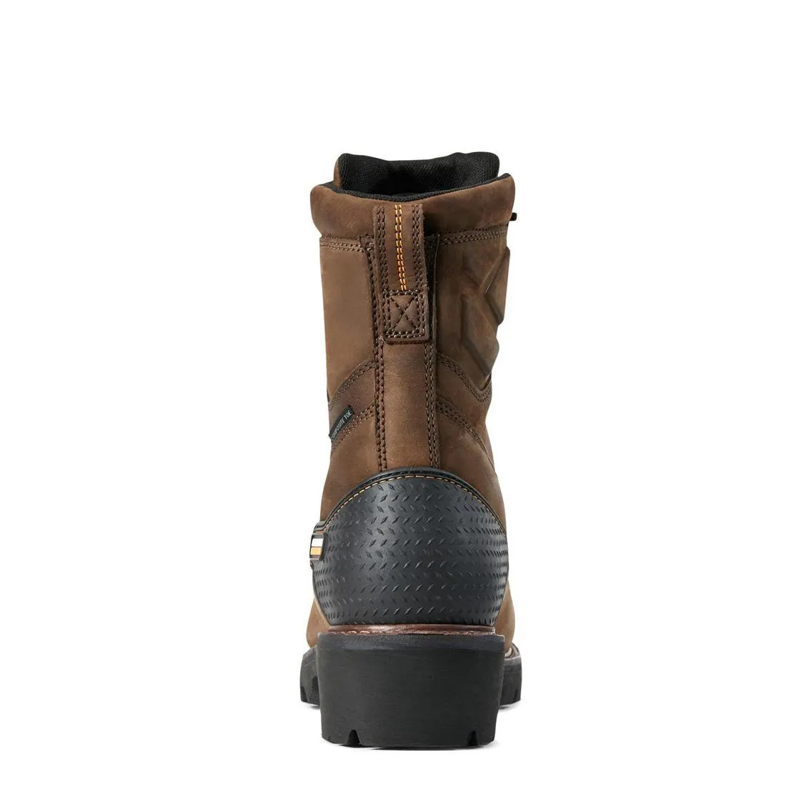 Powerline 8 inch Composite-Toe Waterproof Work Boot Oily Distressed Brown