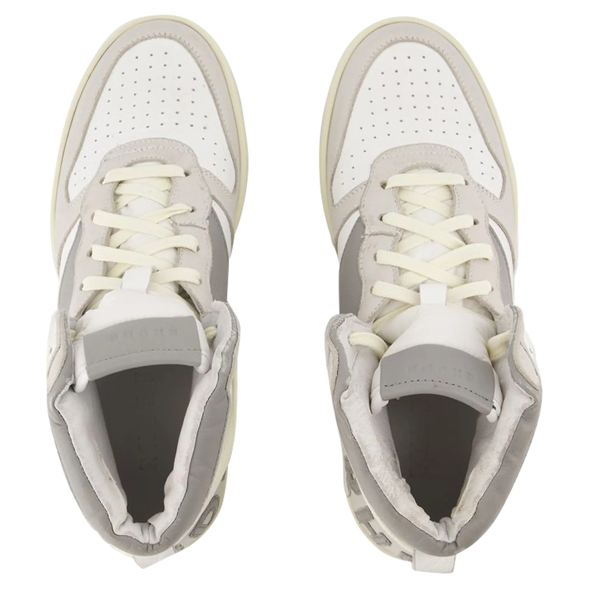 Rhecess Hi Sneakers - Rhude - Leather - White/Grey