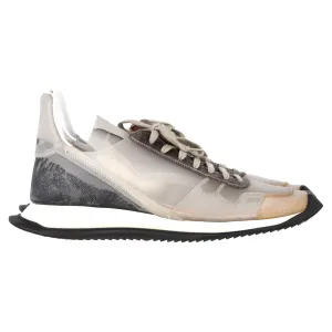 Rick Owens Phleg Runner Sneakers In Multicolor Leather