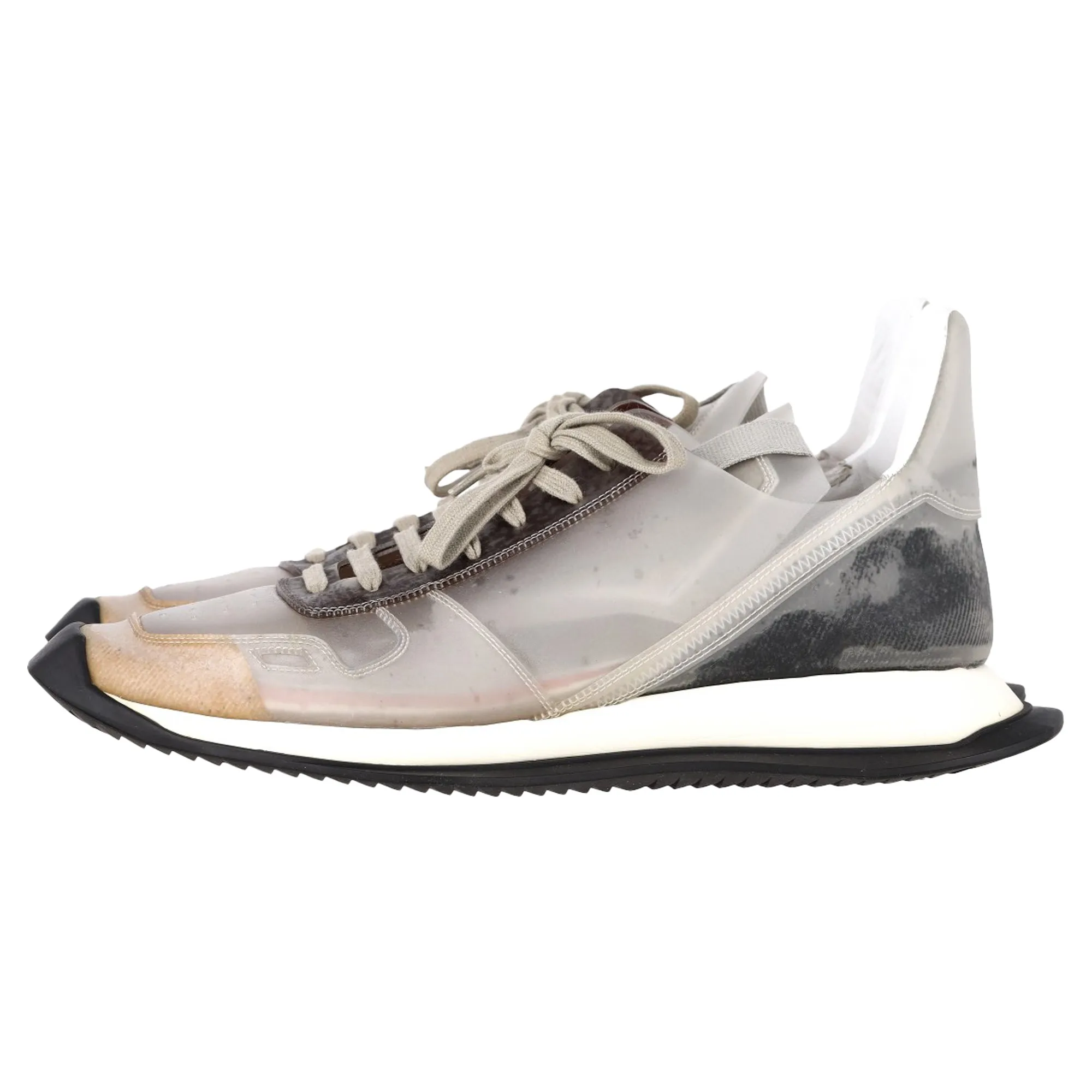 Rick Owens Phleg Runner Sneakers In Multicolor Leather