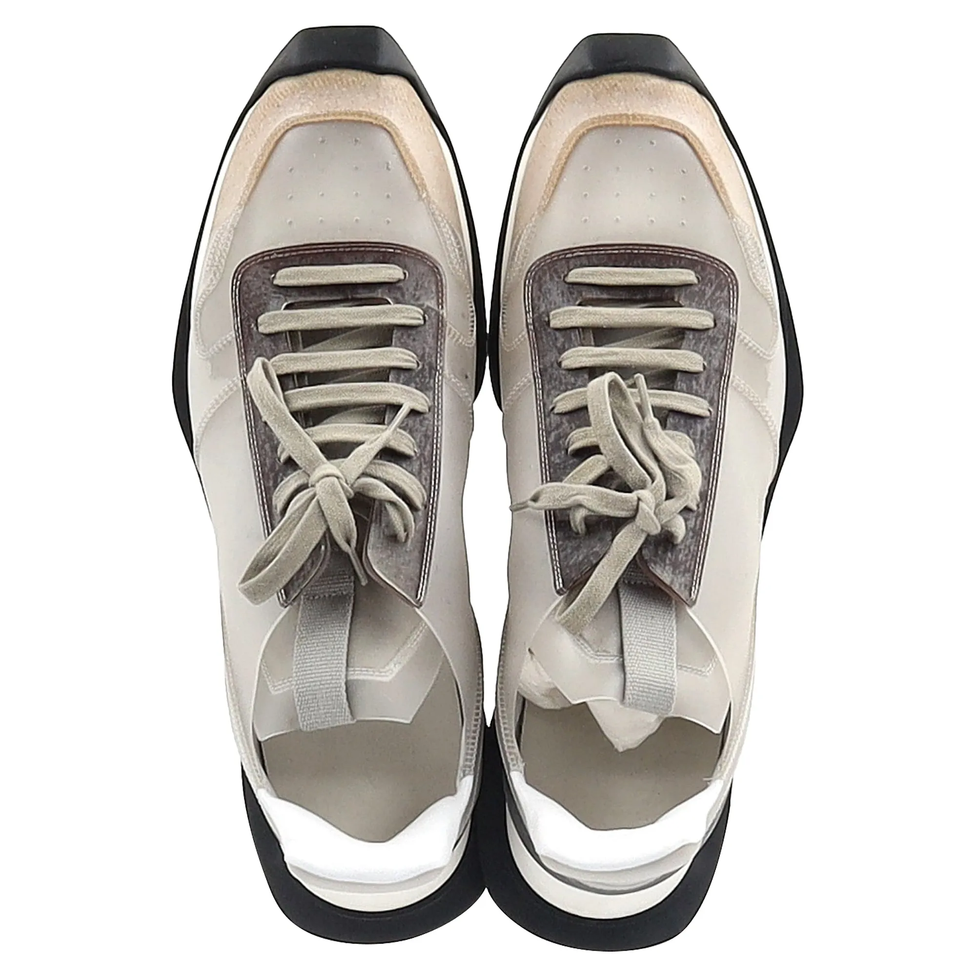 Rick Owens Phleg Runner Sneakers In Multicolor Leather